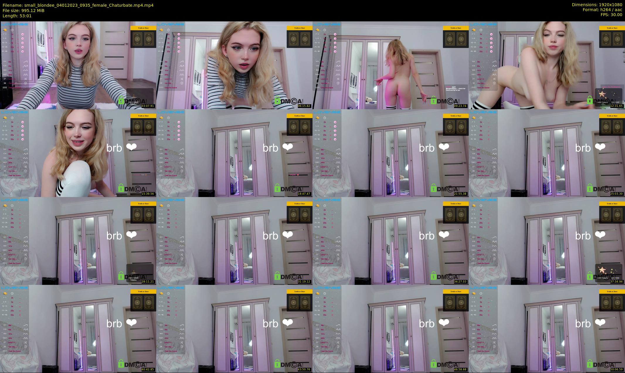 small_blondee — 54 minute Chaturbate female cam show recording, 1080p, Jan 4, 2023