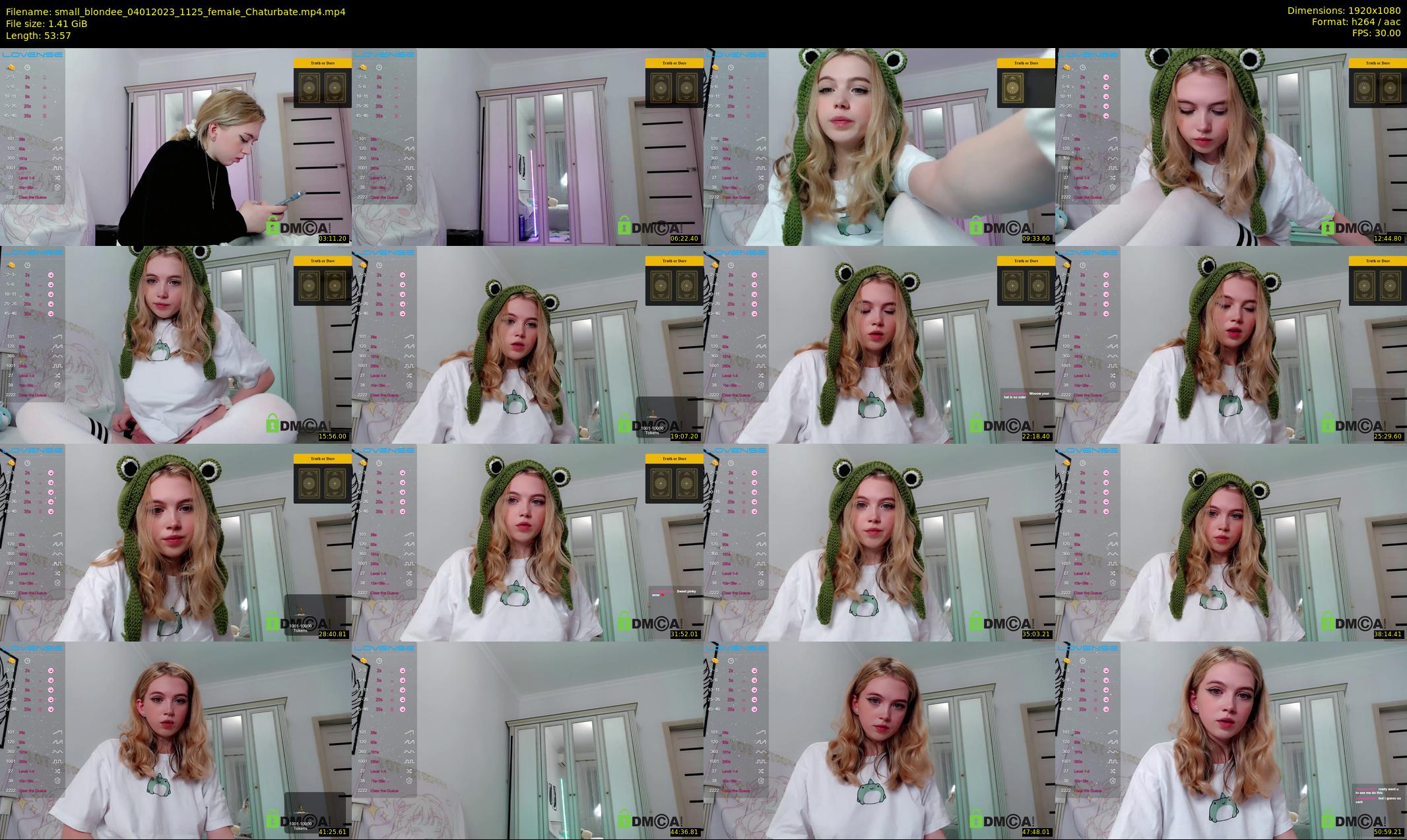 small_blondee — 54 minute Chaturbate female cam show recording, 1080p, Jan 4, 2023