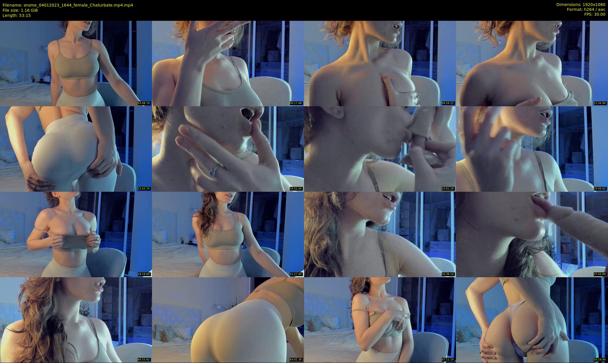 snsme — 54 minute Chaturbate female cam show recording, 1080p, Jan 4, 2023