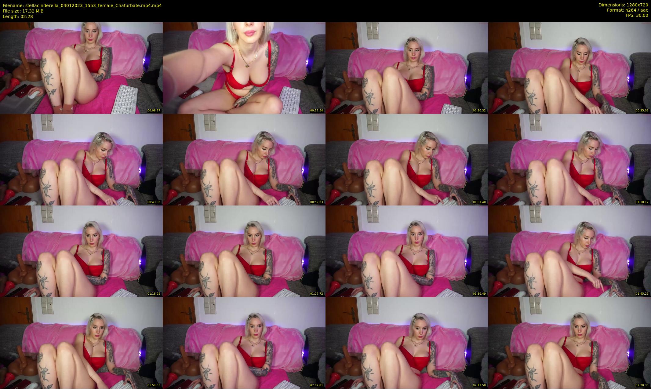 stellacinderella — 3 minute Chaturbate female cam show recording, 720p, Jan 4, 2023