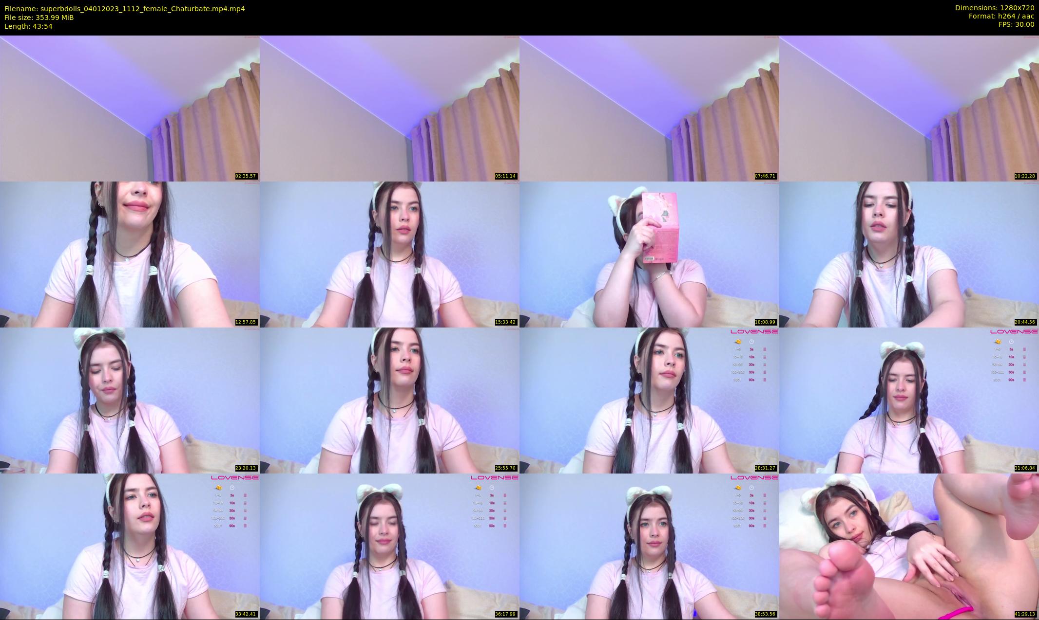 superbdolls — 44 minute Chaturbate couple cam show recording, 720p, Jan 4, 2023