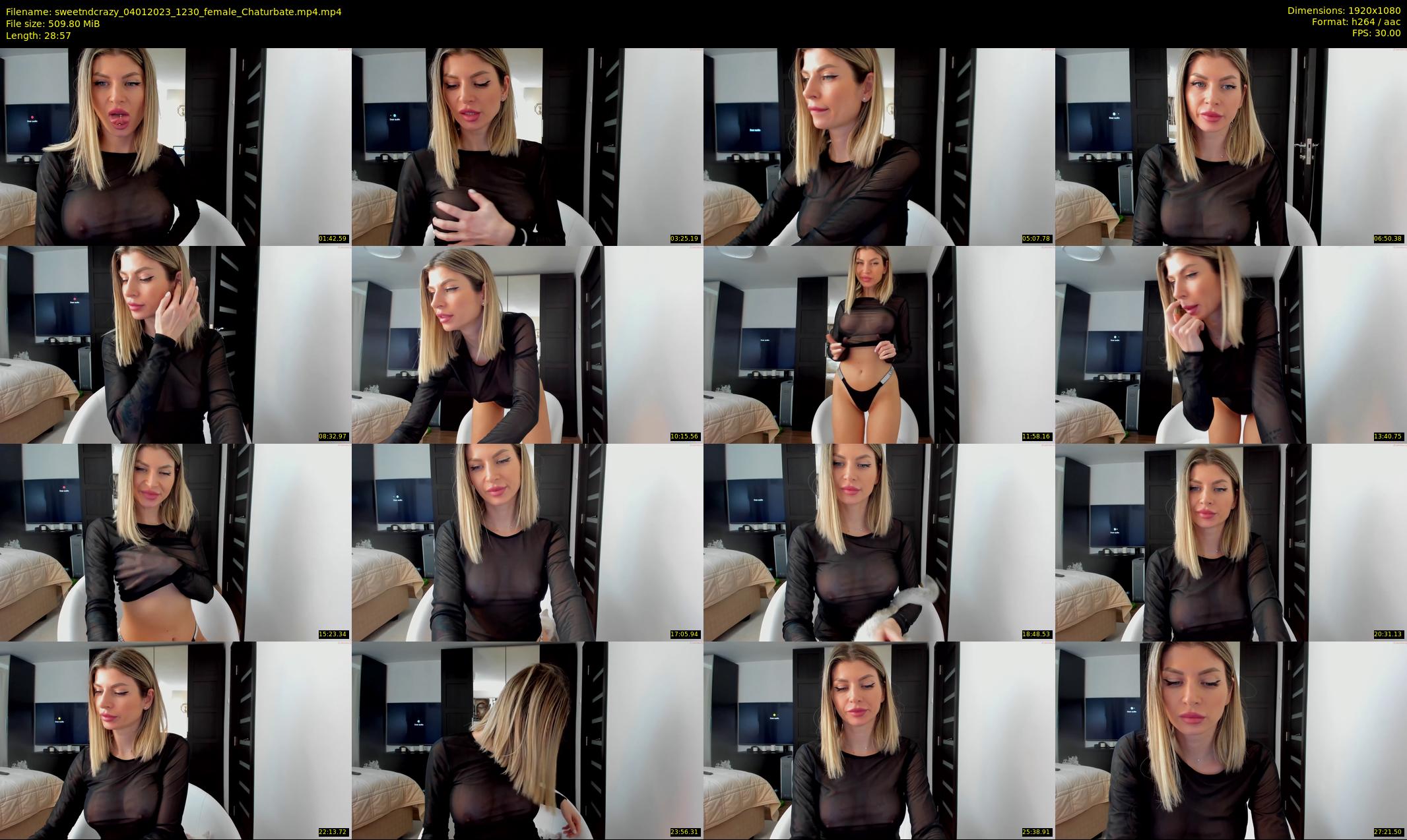 sweetndcrazy — 29 minute Chaturbate female cam show recording, 1080p, Jan 4, 2023