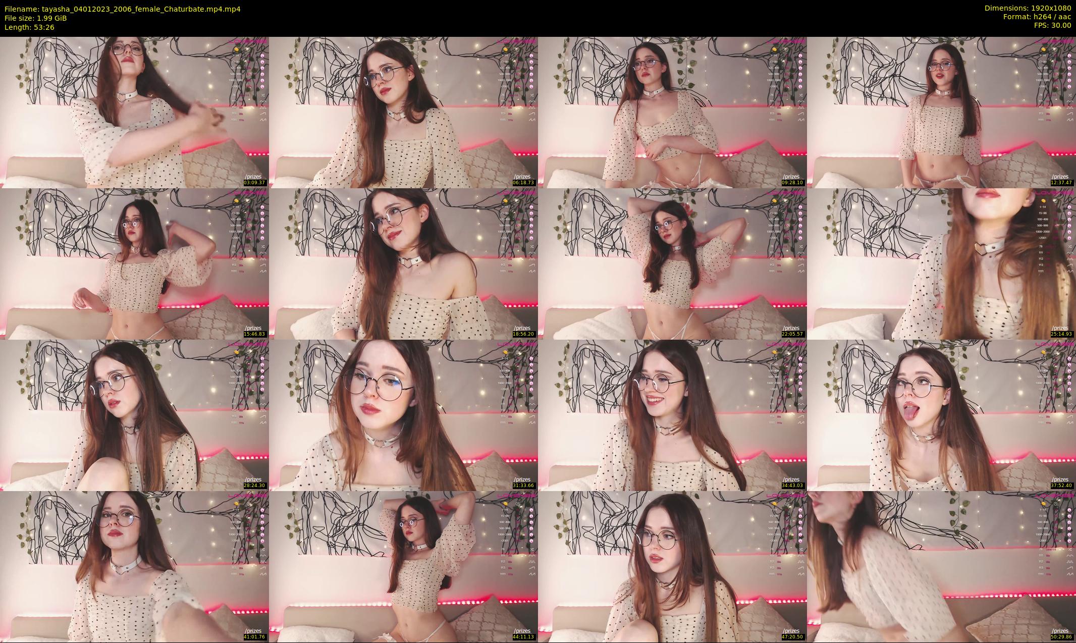 tayasha — 54 minute Chaturbate female cam show recording, 1080p, Jan 4, 2023