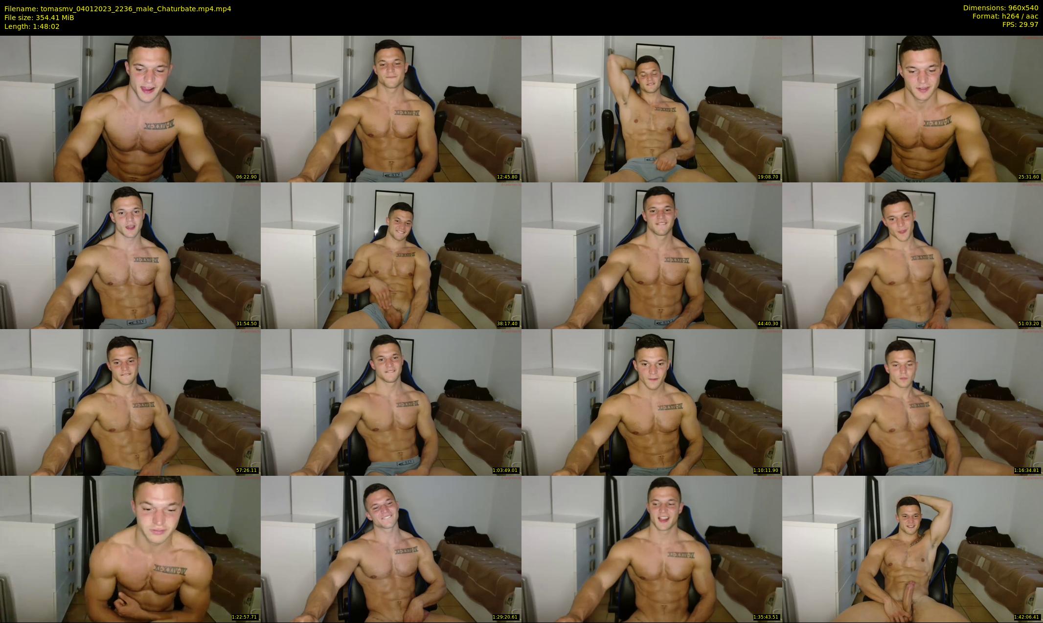 tomasmv — 109 minute Chaturbate male cam show recording, 480p, Jan 4, 2023