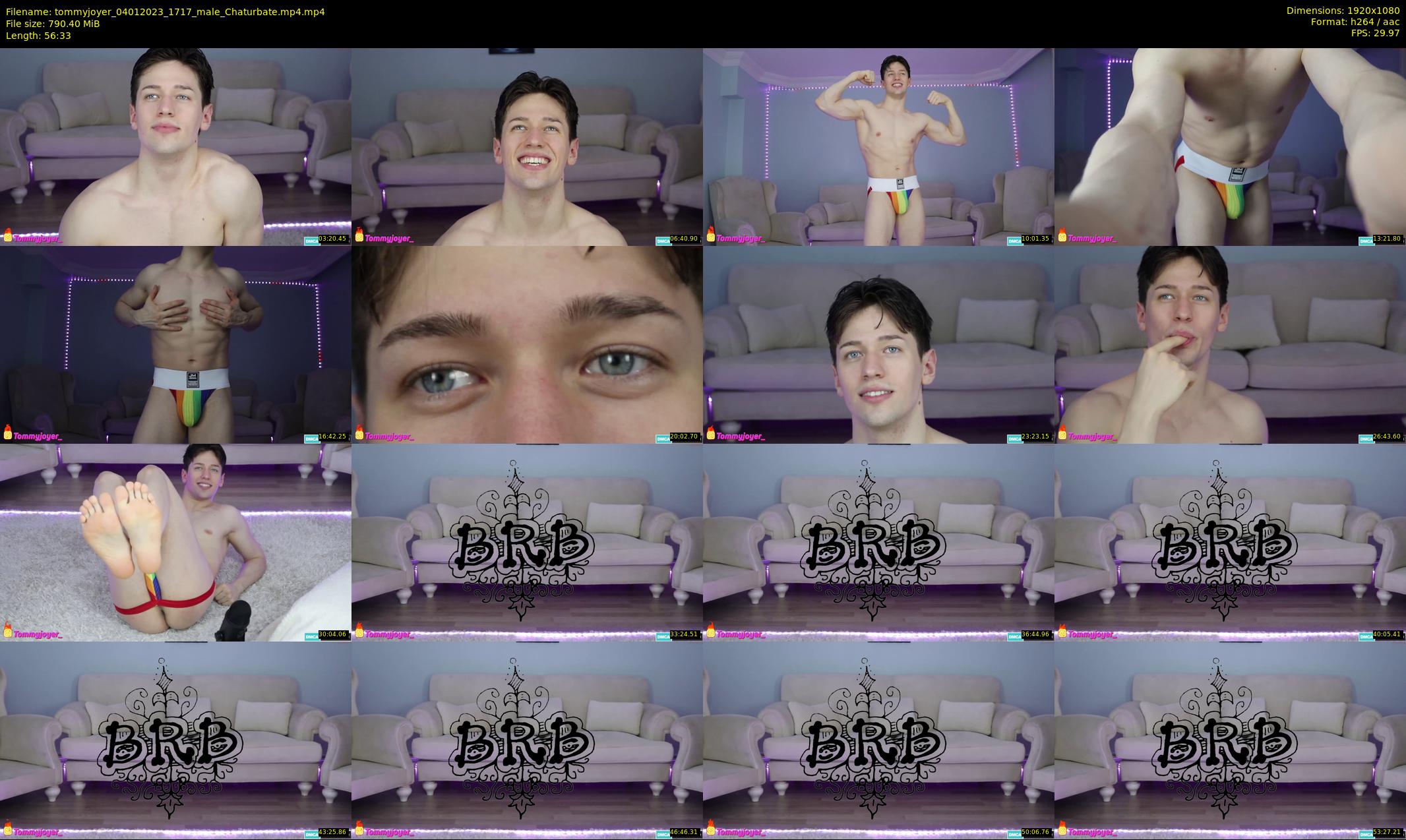 tommyjoyer — 57 minute Chaturbate male cam show recording, 1080p, Jan 4, 2023