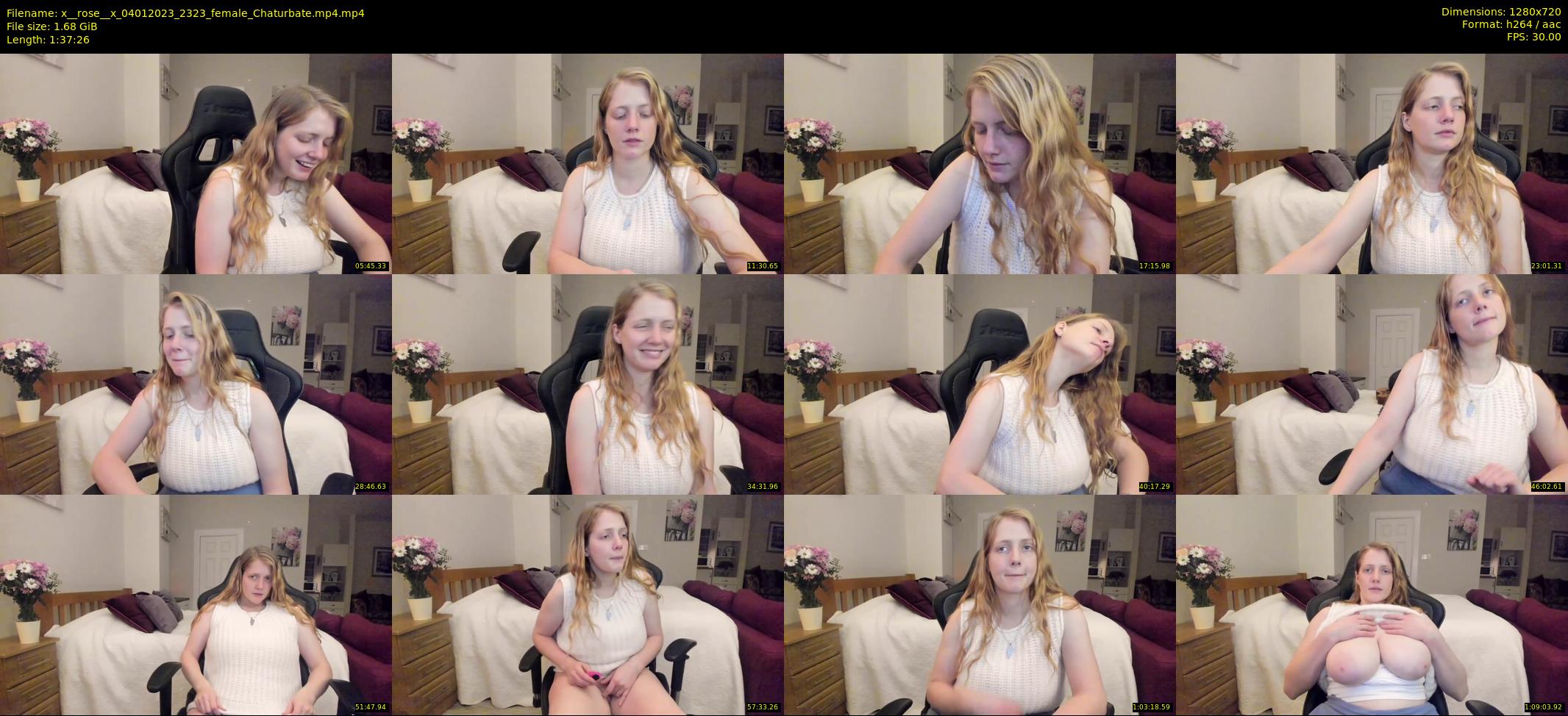 x__rose__x — 98 minute Chaturbate female cam show recording, 720p, Jan 4, 2023