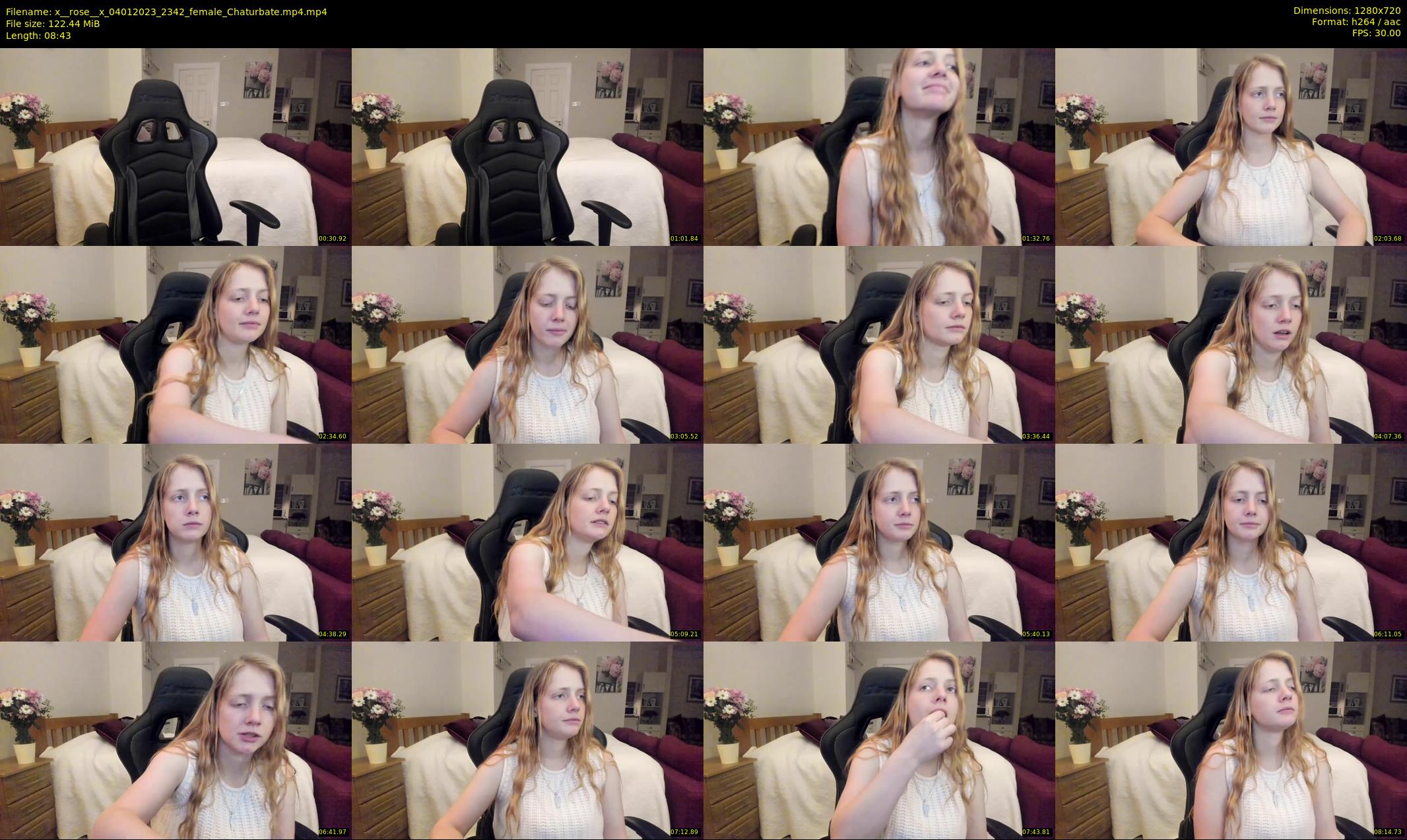 x__rose__x — 9 minute Chaturbate female cam show recording, 720p, Jan 4, 2023