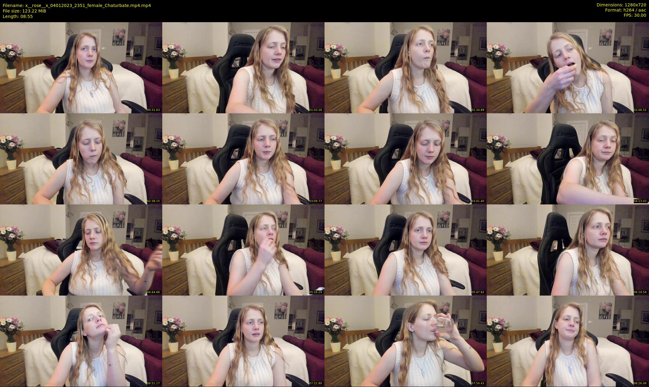 x__rose__x — 9 minute Chaturbate female cam show recording, 720p, Jan 4, 2023