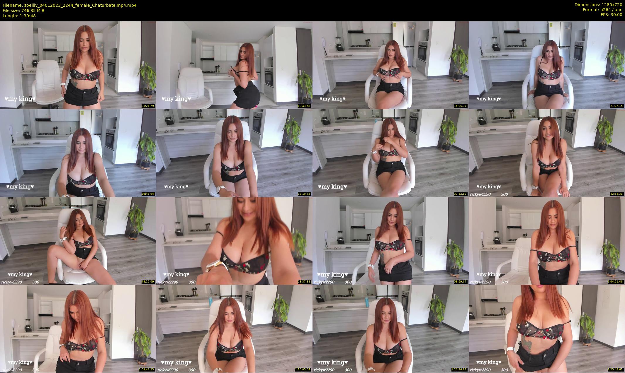 zoeliiv — 91 minute Chaturbate female cam show recording, 720p, Jan 4, 2023