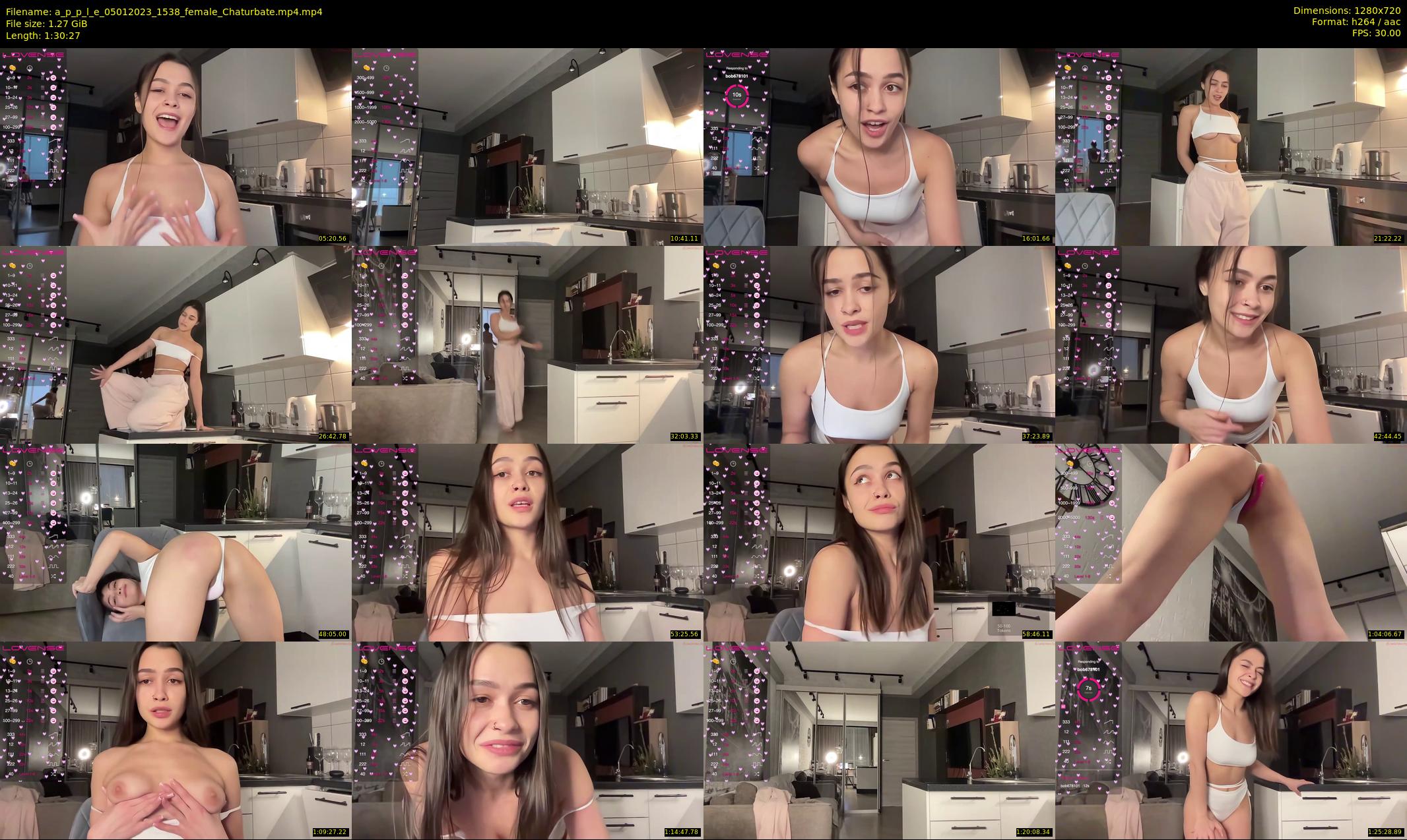 a_p_p_l_e — 91 minute Chaturbate female cam show recording, 720p, Jan 5, 2023