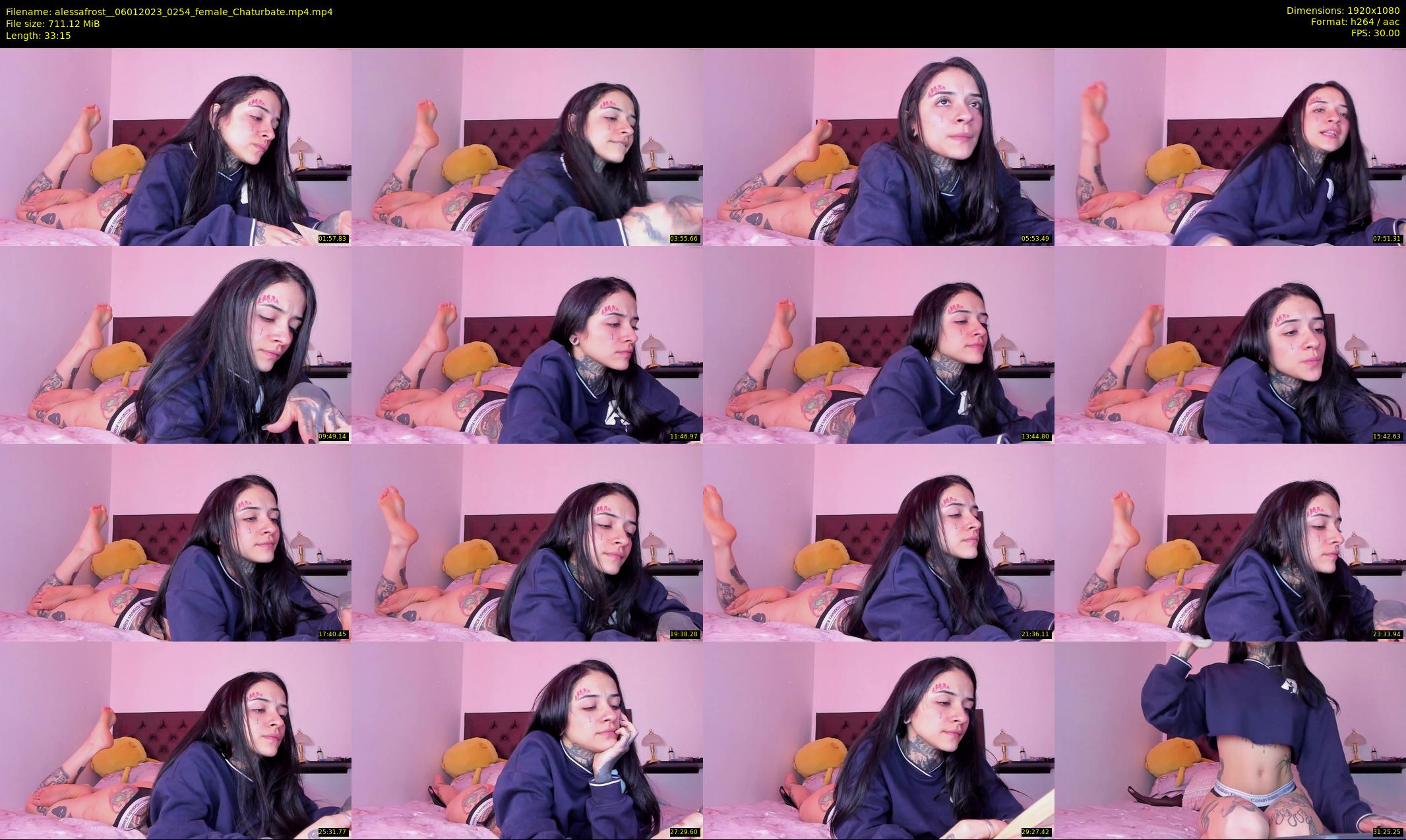 alessafrost_ — 34 minute Chaturbate female cam show recording, 1080p, Jan 6, 2023