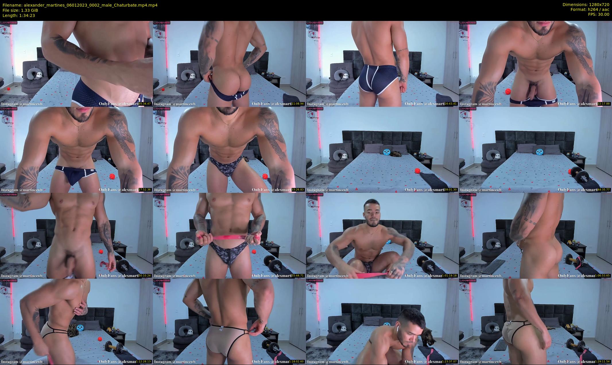 alexander_martines — 95 minute Chaturbate male cam show recording, 720p, Jan 6, 2023