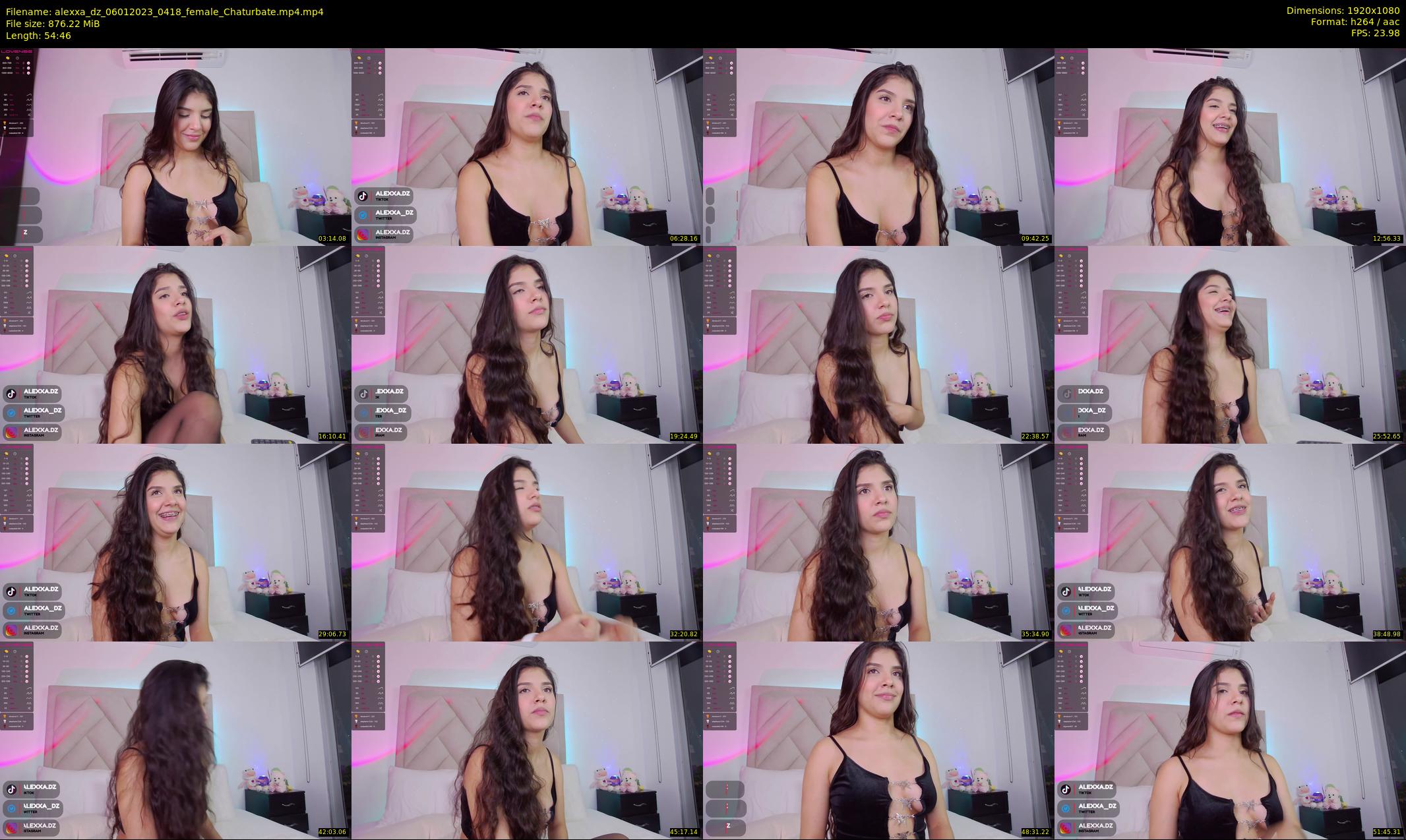 alexxa_dz — 55 minute Chaturbate female cam show recording, 1080p, Jan 6, 2023