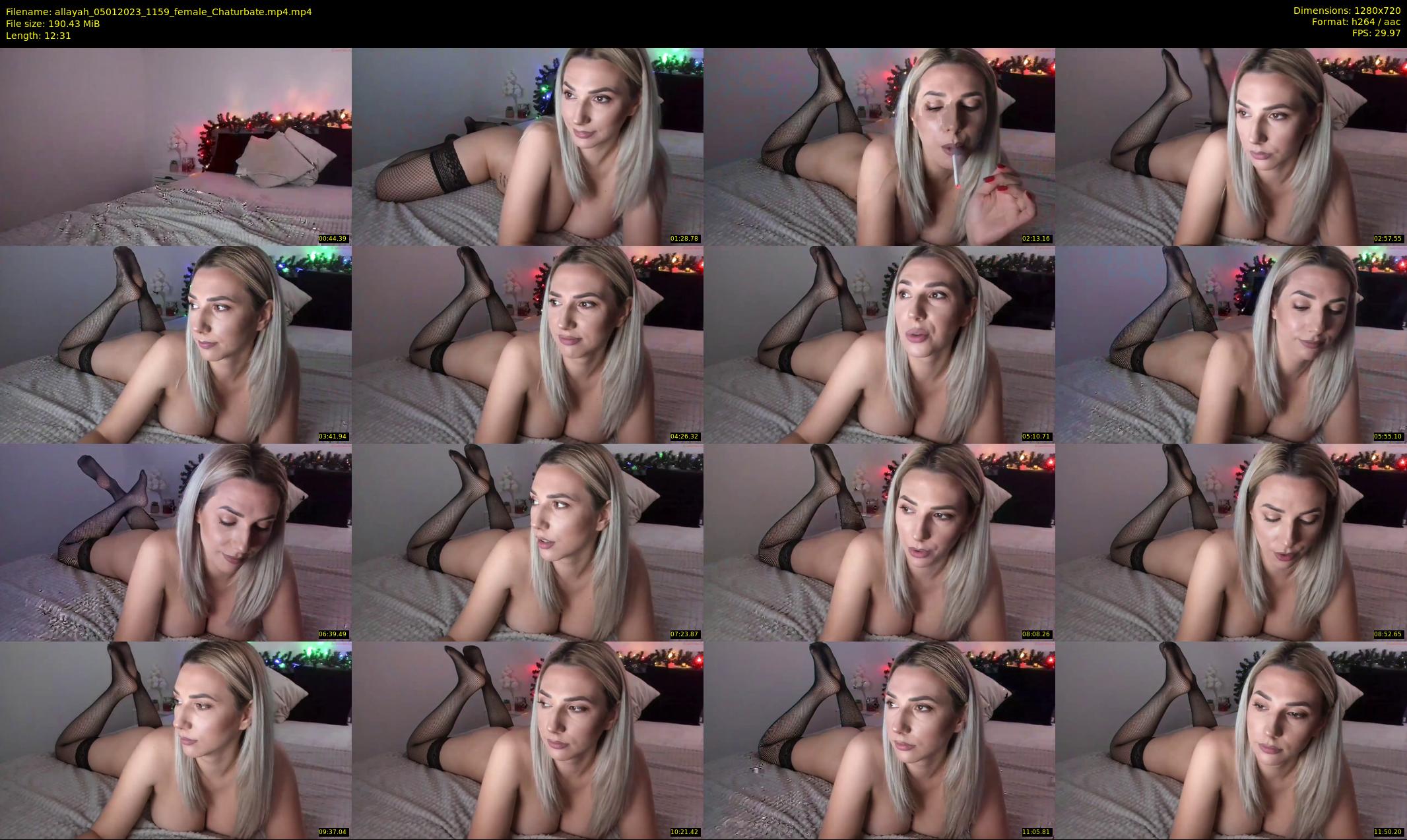 allayah — 13 minute Chaturbate female cam show recording, 720p, Jan 5, 2023