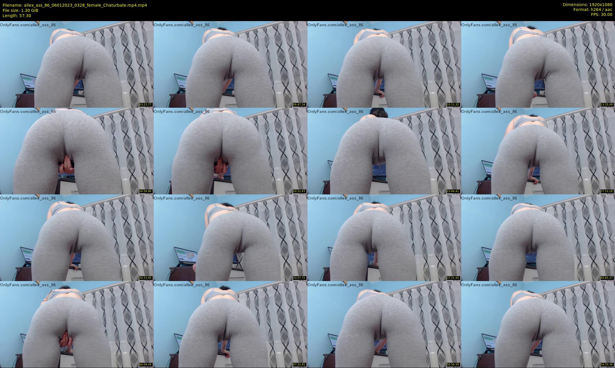 allex_ass_86 — 58 minute Chaturbate female cam show recording, 1080p, Jan 6, 2023