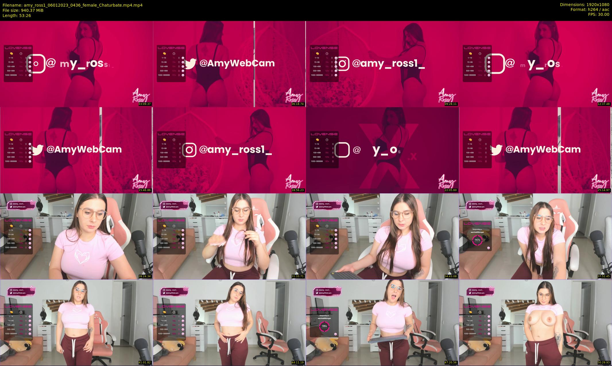 amy_ross1 — 54 minute Chaturbate female cam show recording, 1080p, Jan 6, 2023