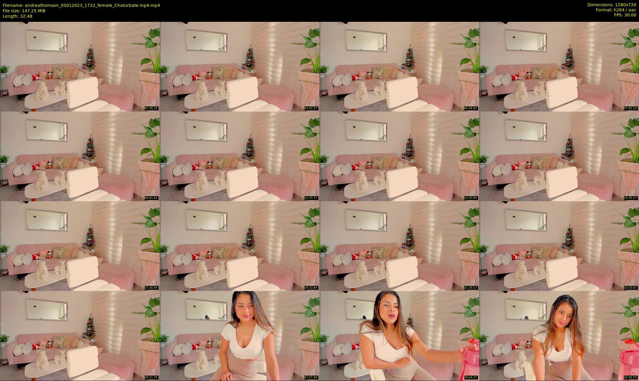 andreathomson — 33 minute Chaturbate female cam show recording, 720p, Jan 5, 2023