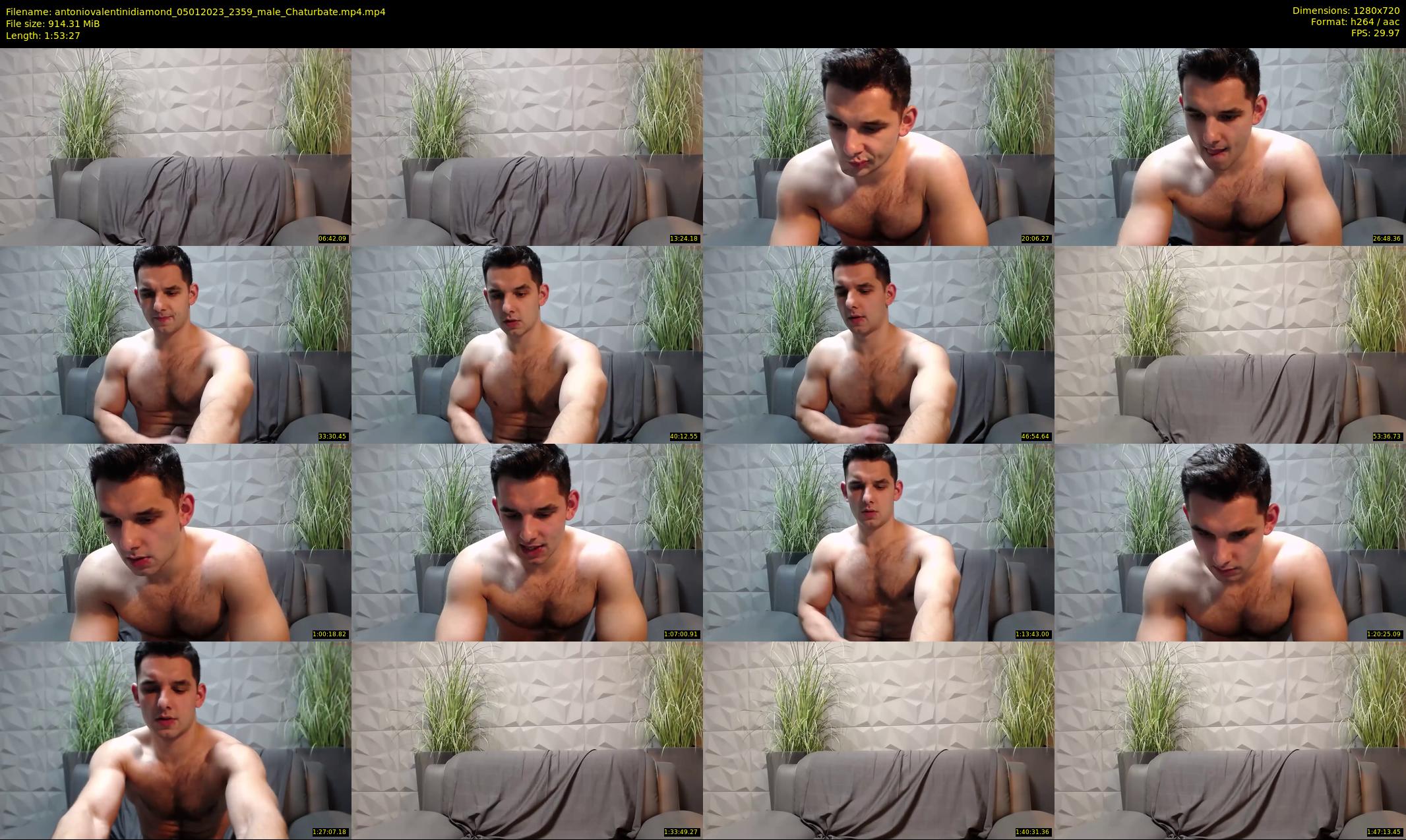 antoniovalentinidiamond — 114 minute Chaturbate male cam show recording, 720p, Jan 5, 2023