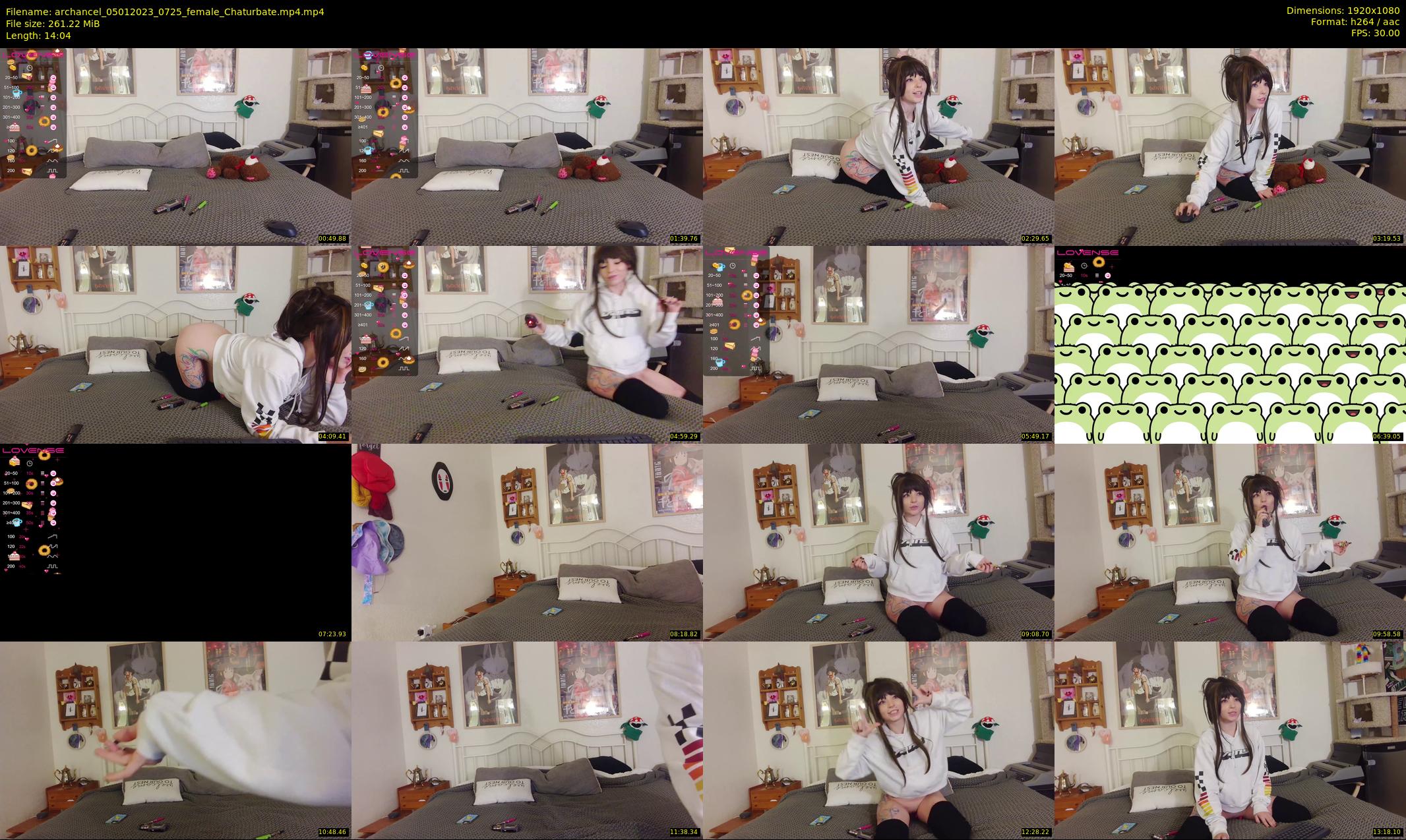 archancel — 15 minute Chaturbate female cam show recording, 1080p, Jan 5, 2023