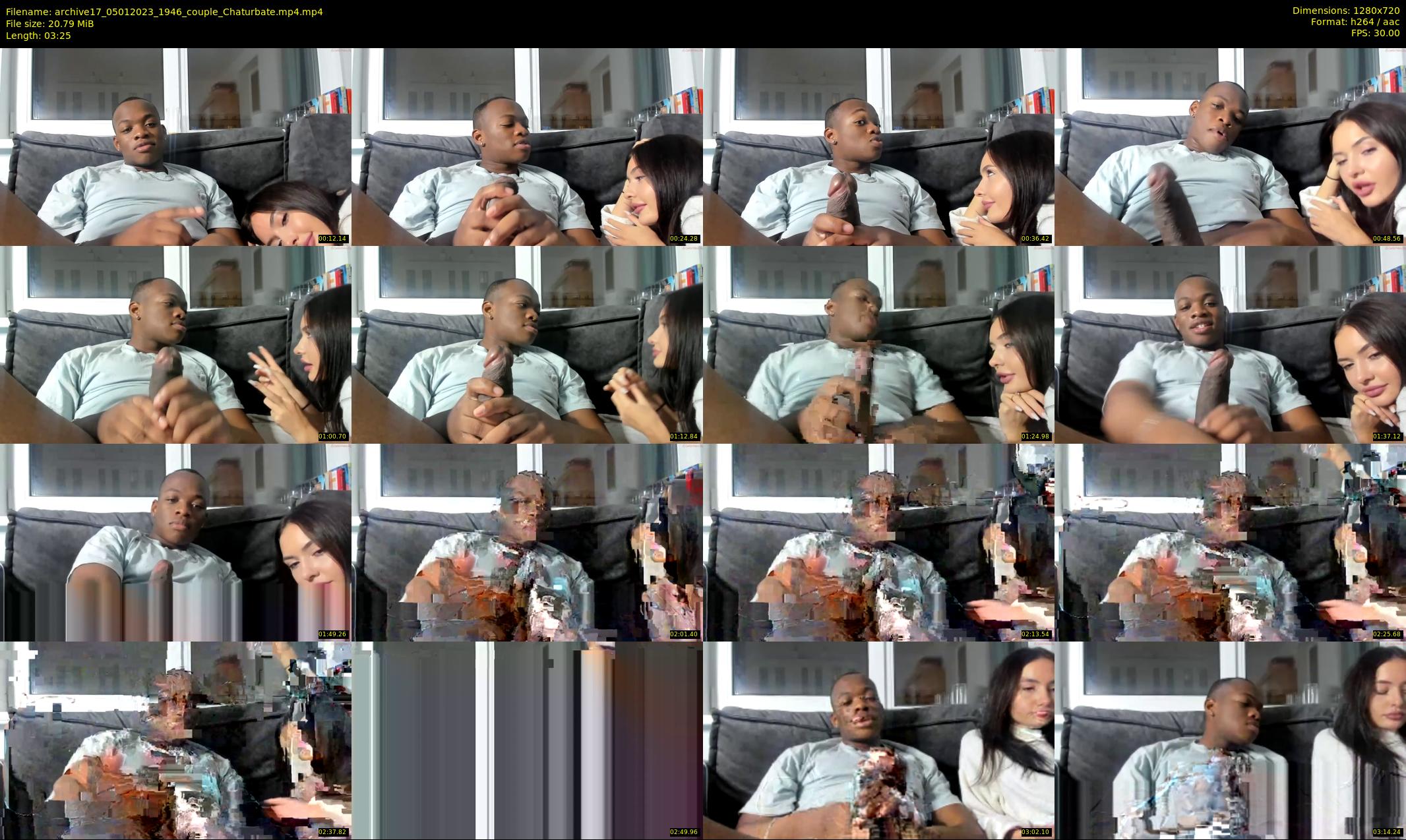 archive17 — 4 minute Chaturbate couple cam show recording, 720p, Jan 5, 2023
