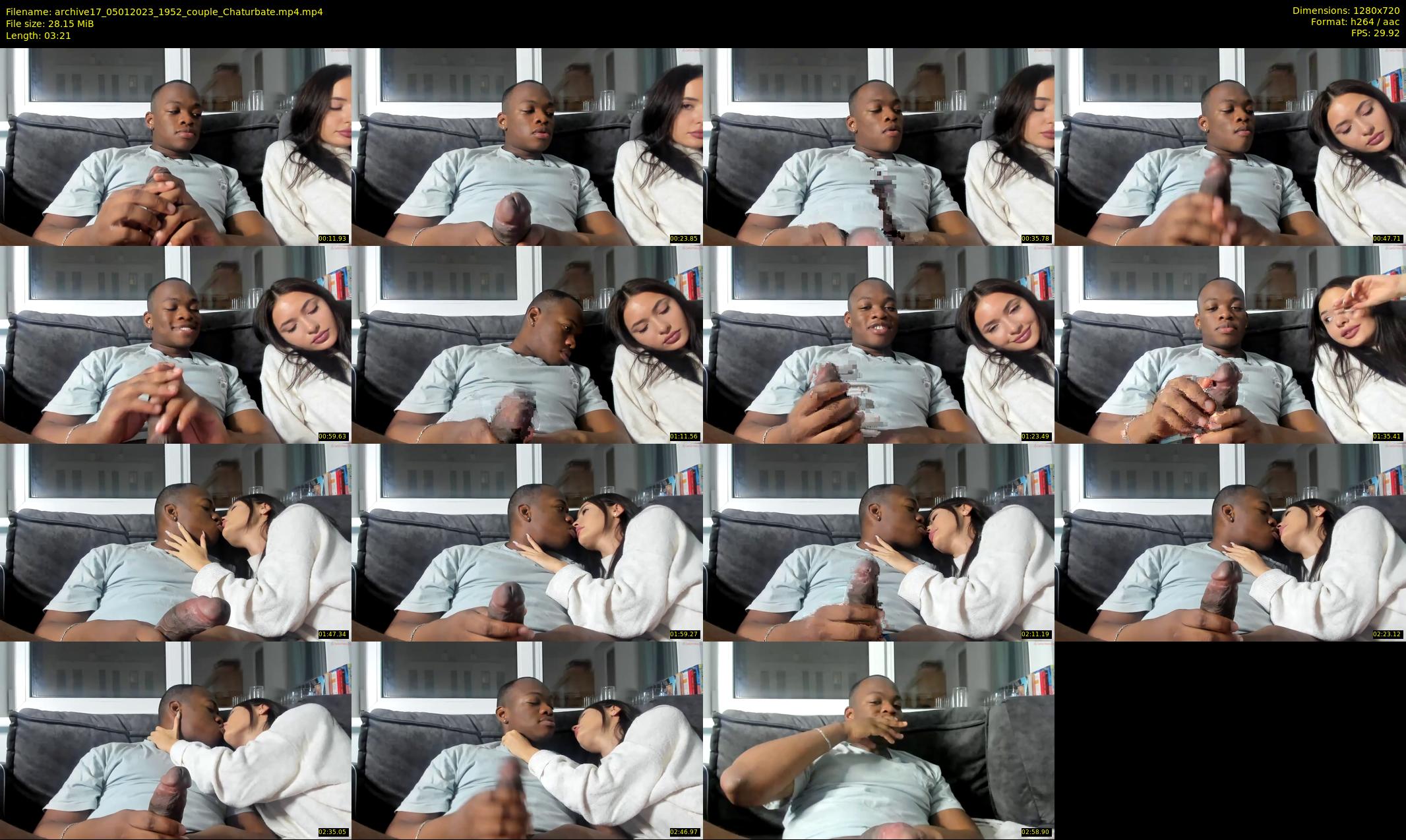 archive17 — 4 minute Chaturbate couple cam show recording, 720p, Jan 5, 2023