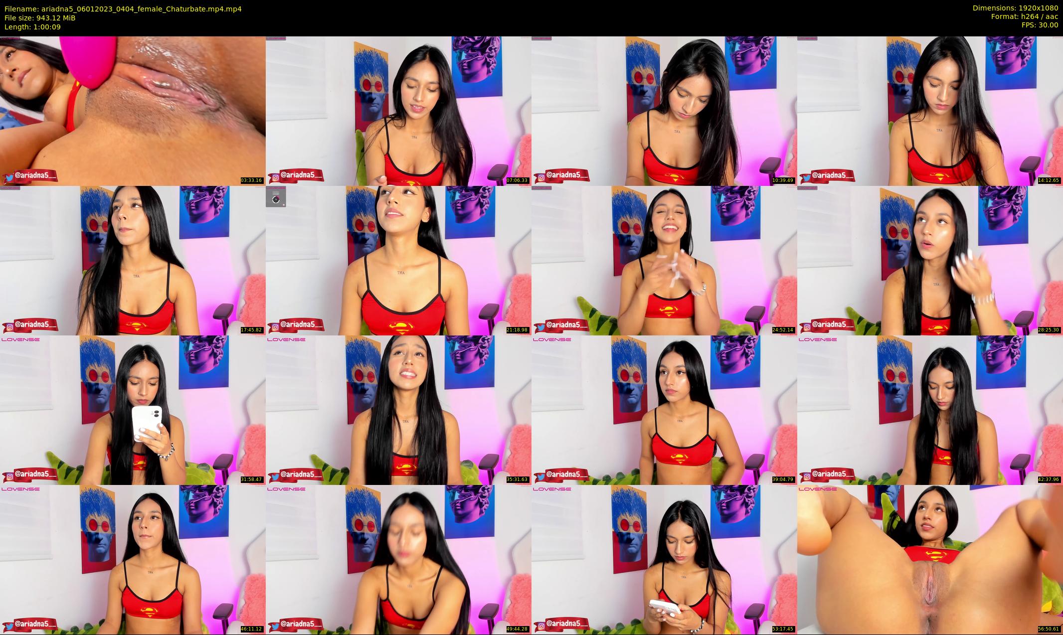 ariadna5 — 61 minute Chaturbate female cam show recording, 1080p, Jan 6, 2023