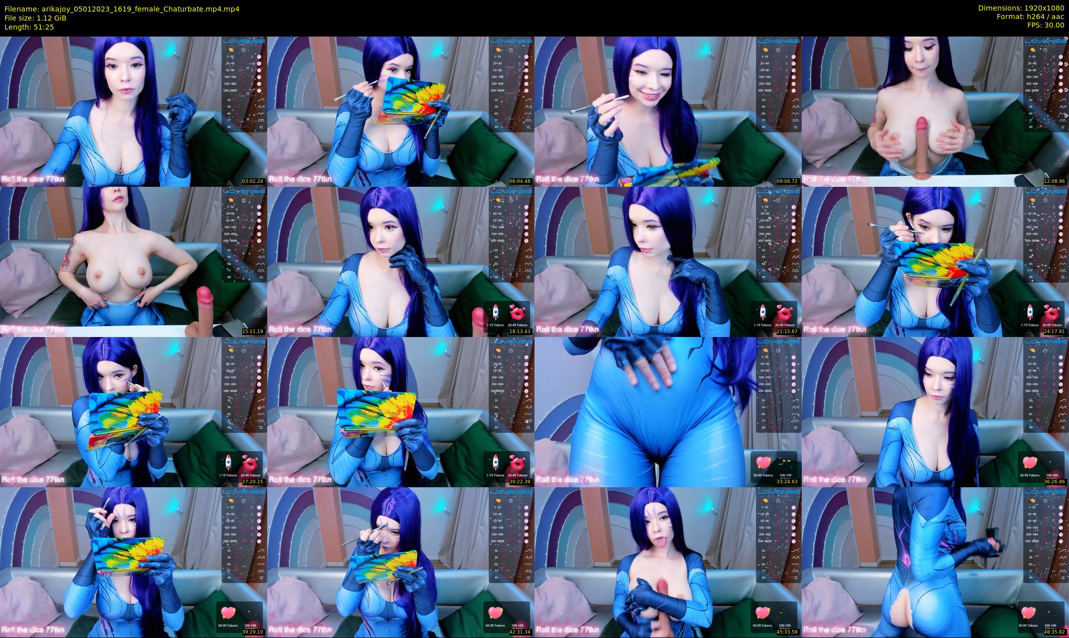 arikajoy — 52 minute Chaturbate female cam show recording, 1080p, Jan 5, 2023