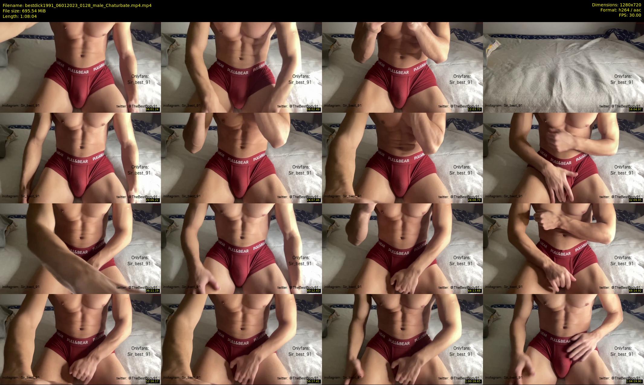 bestdick1991 — 69 minute Chaturbate male cam show recording, 720p, Jan 6, 2023