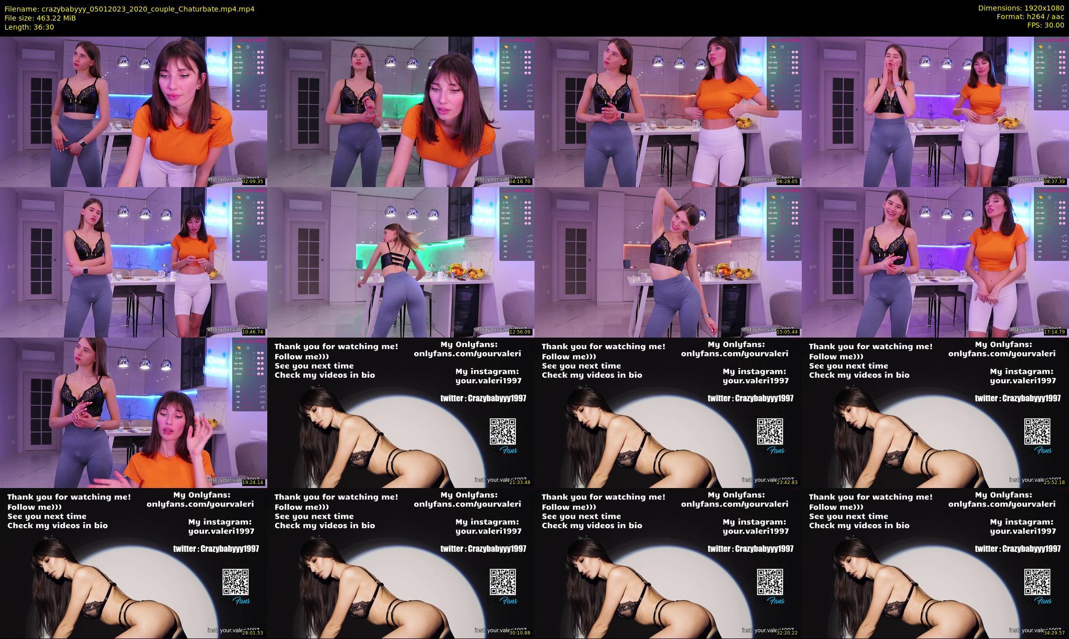 crazybabyyy — 37 minute Chaturbate couple cam show recording, 1080p, Jan 5, 2023