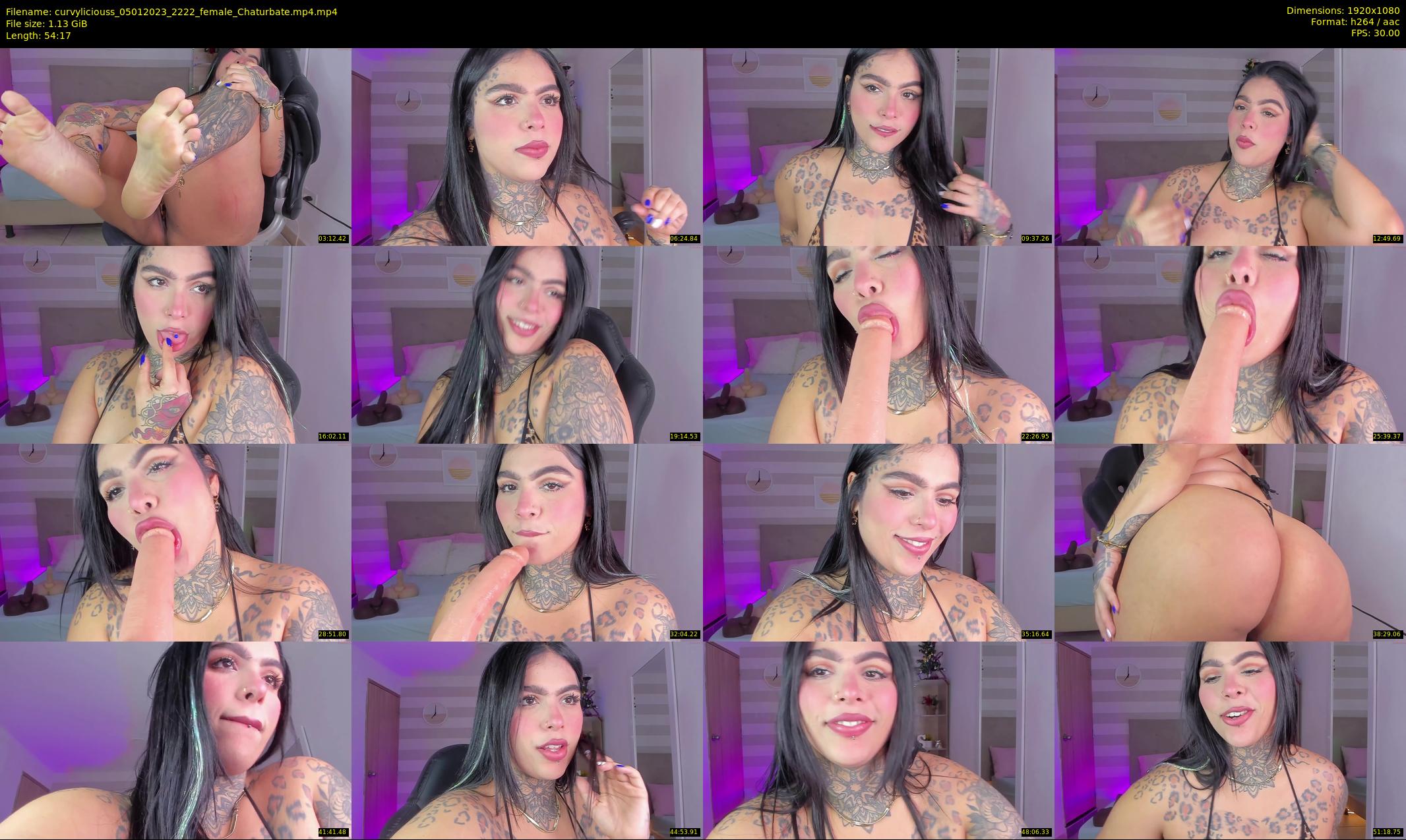 curvyliciouss — 55 minute Chaturbate female cam show recording, 1080p, Jan 5, 2023