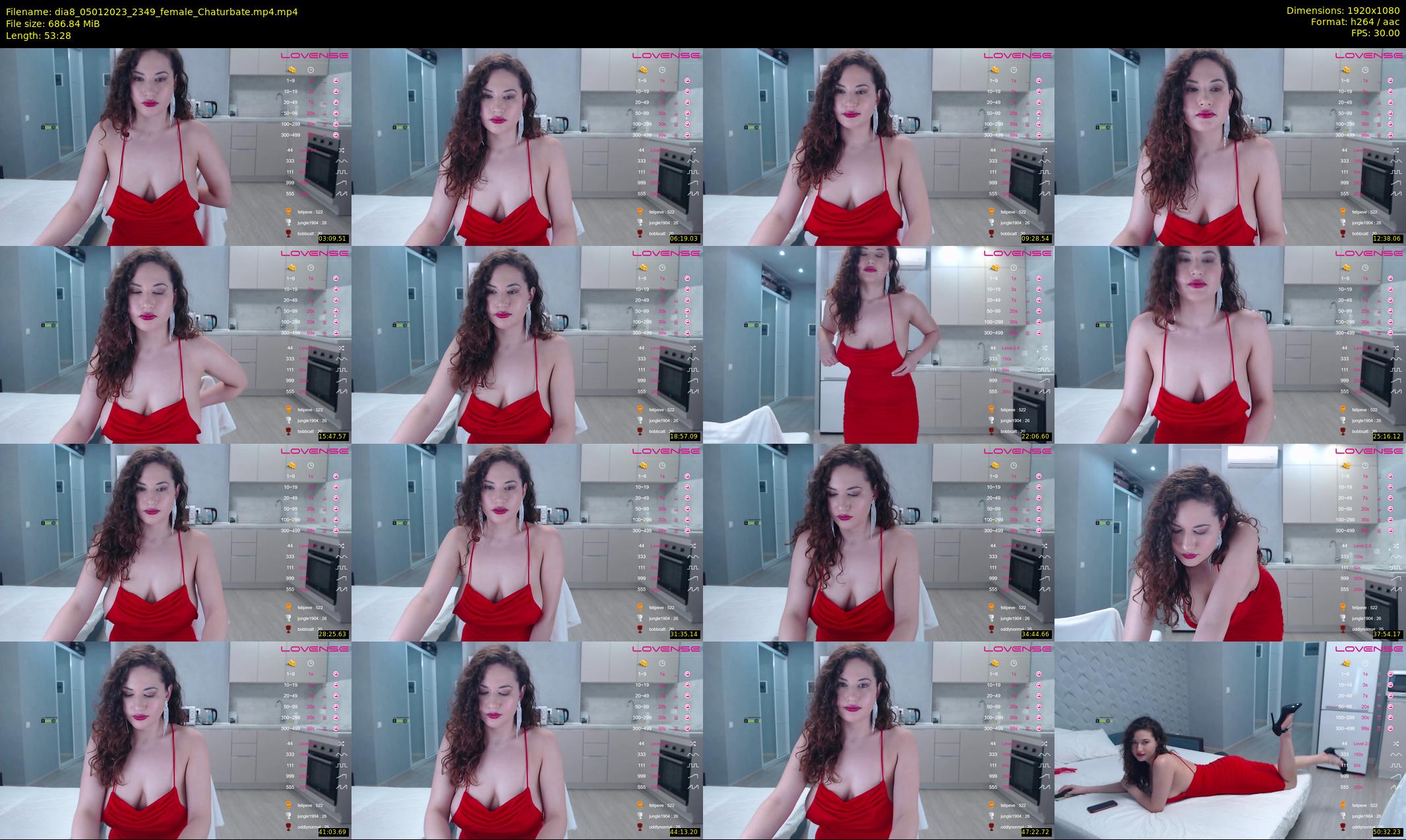 dia8 — 54 minute Chaturbate female cam show recording, 1080p, Jan 5, 2023