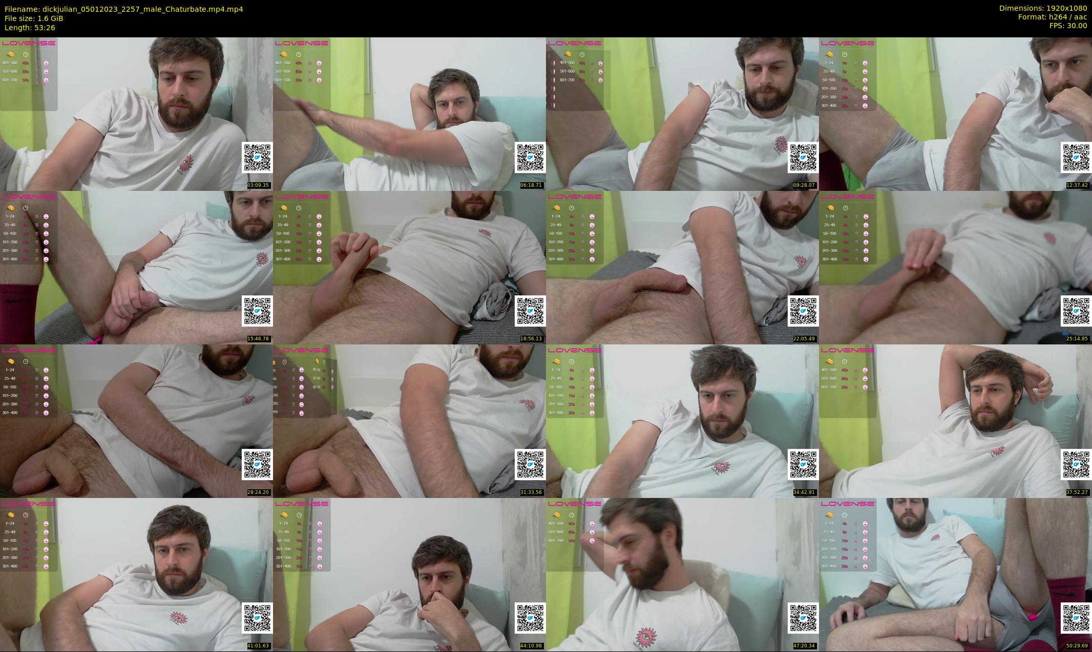 dickjulian — 54 minute Chaturbate male cam show recording, 1080p, Jan 5, 2023