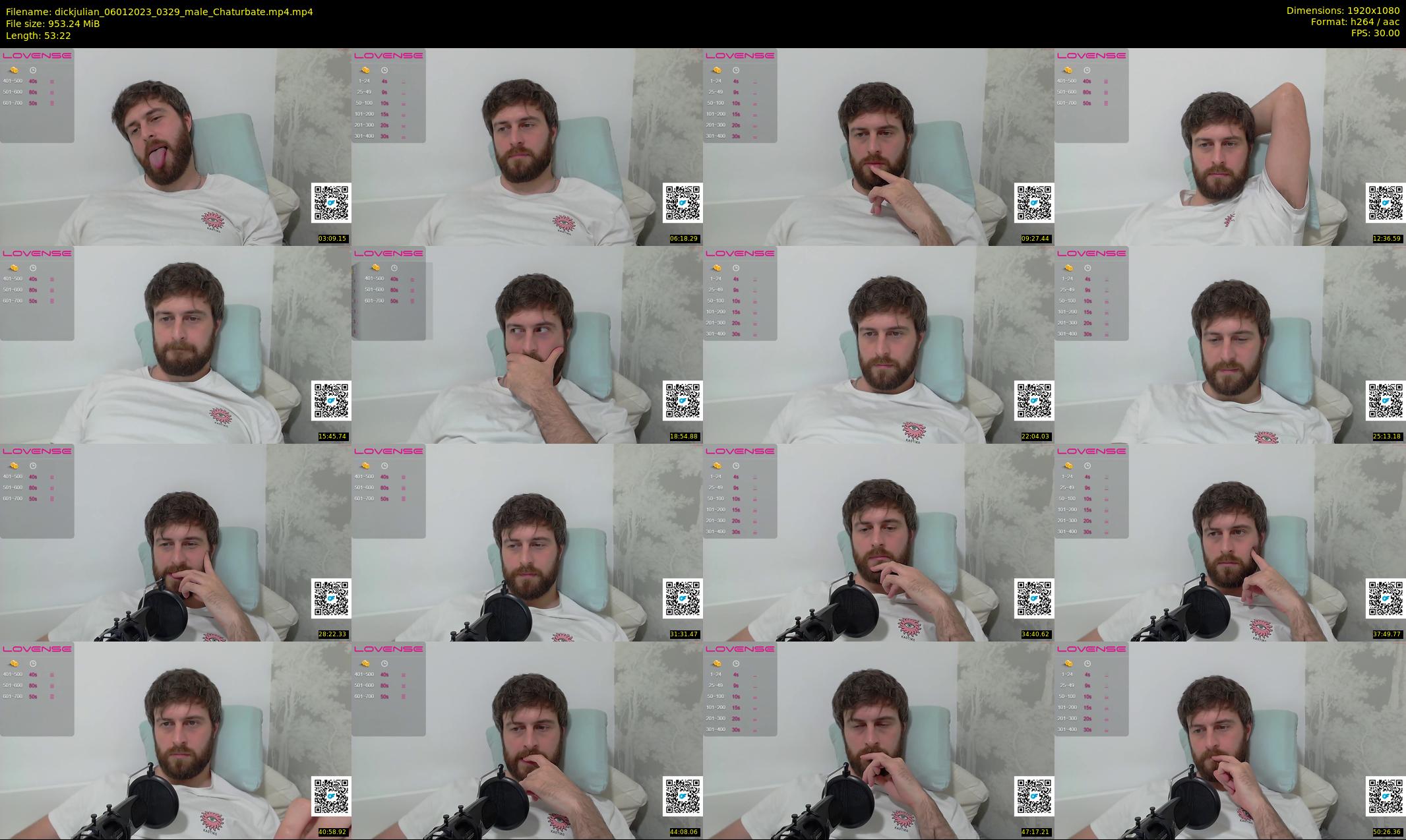 dickjulian — 54 minute Chaturbate male cam show recording, 1080p, Jan 6, 2023