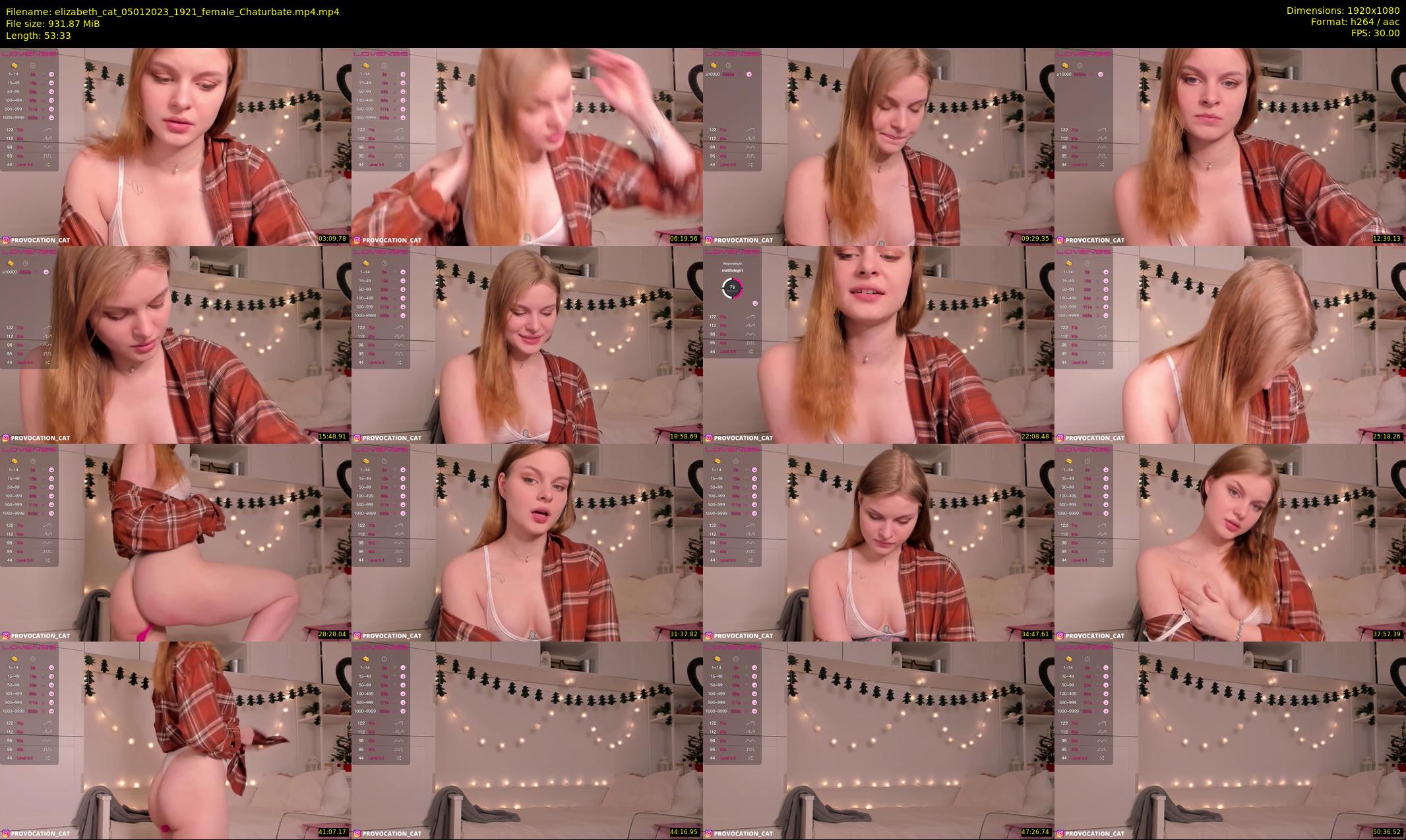 elizabeth_cat — 54 minute Chaturbate female cam show recording, 1080p, Jan 5, 2023