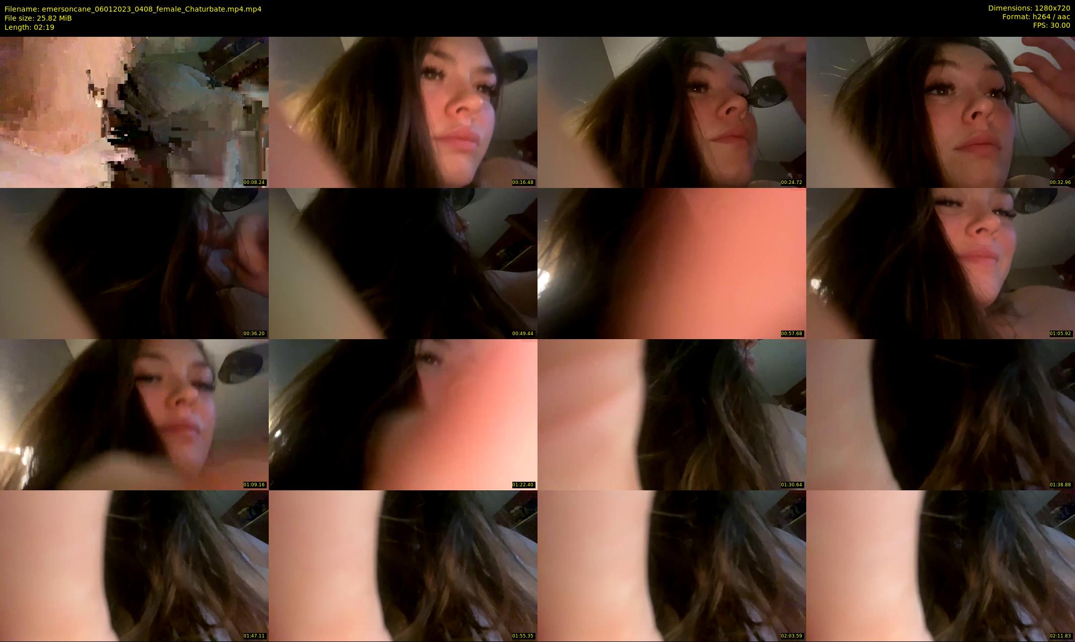 emersoncane — 3 minute Chaturbate female cam show recording, 720p, Jan 6, 2023
