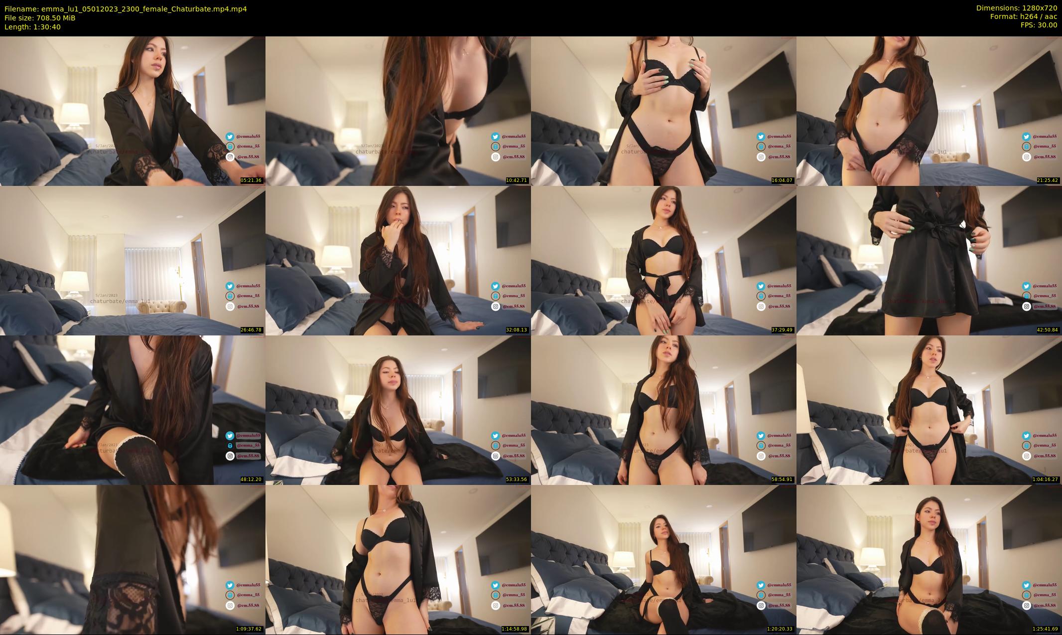 emma_lu1 — 91 minute Chaturbate female cam show recording, 720p, Jan 5, 2023