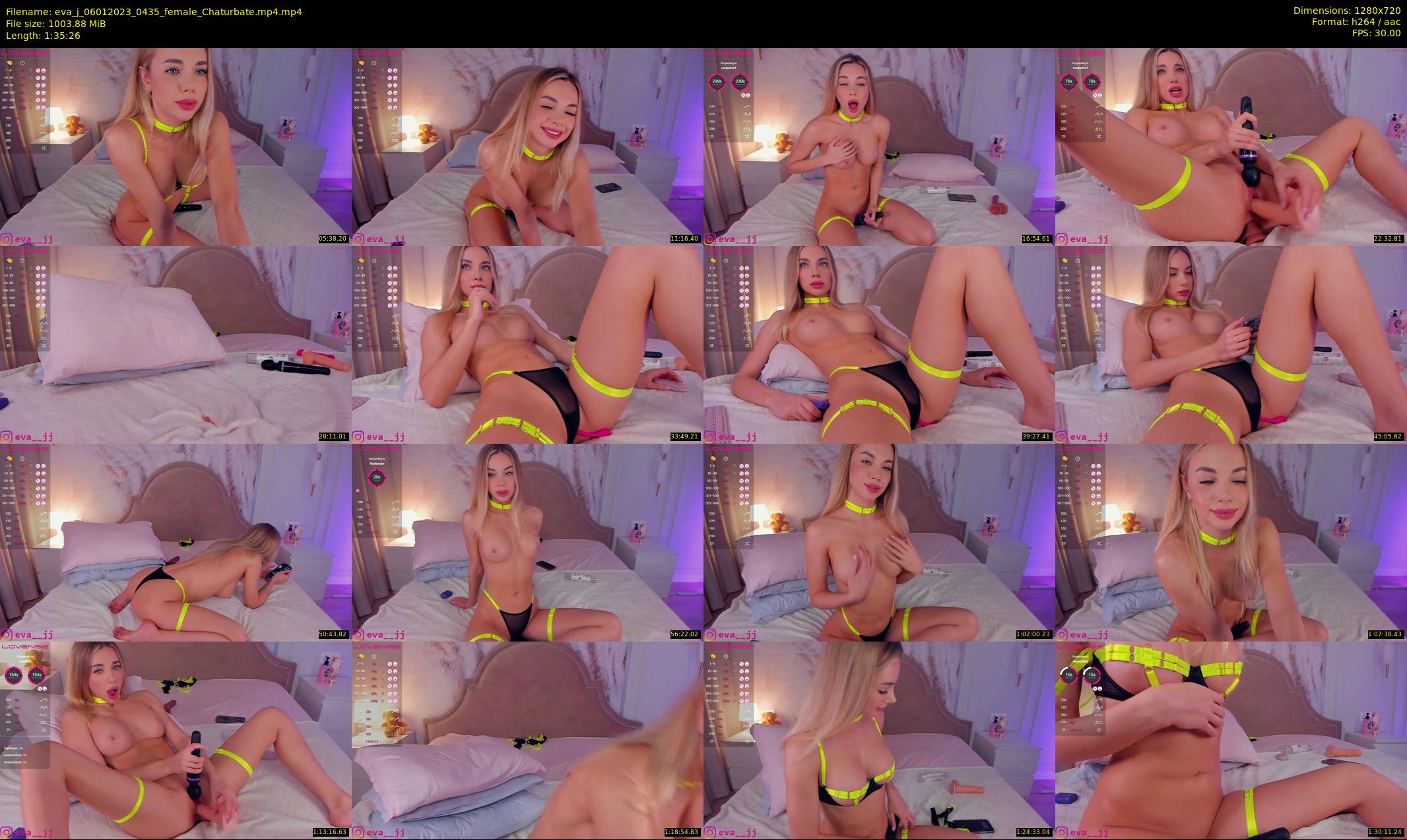 eva_j — 96 minute Chaturbate female cam show recording, 720p, Jan 6, 2023