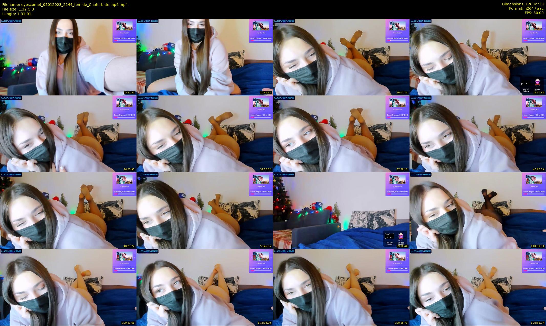 eyescomet — 92 minute Chaturbate female cam show recording, 720p, Jan 5, 2023
