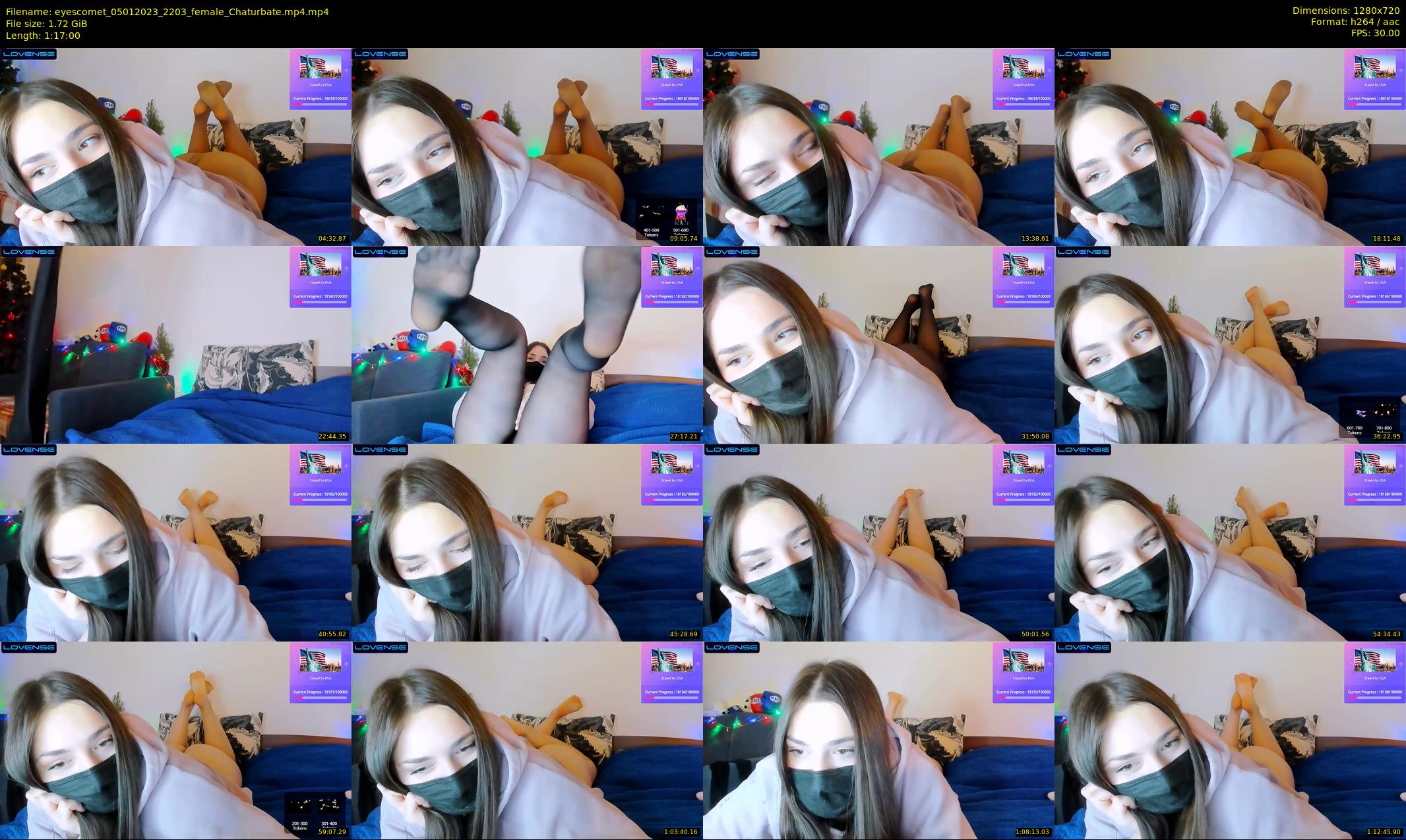 eyescomet — 77 minute Chaturbate female cam show recording, 720p, Jan 5, 2023
