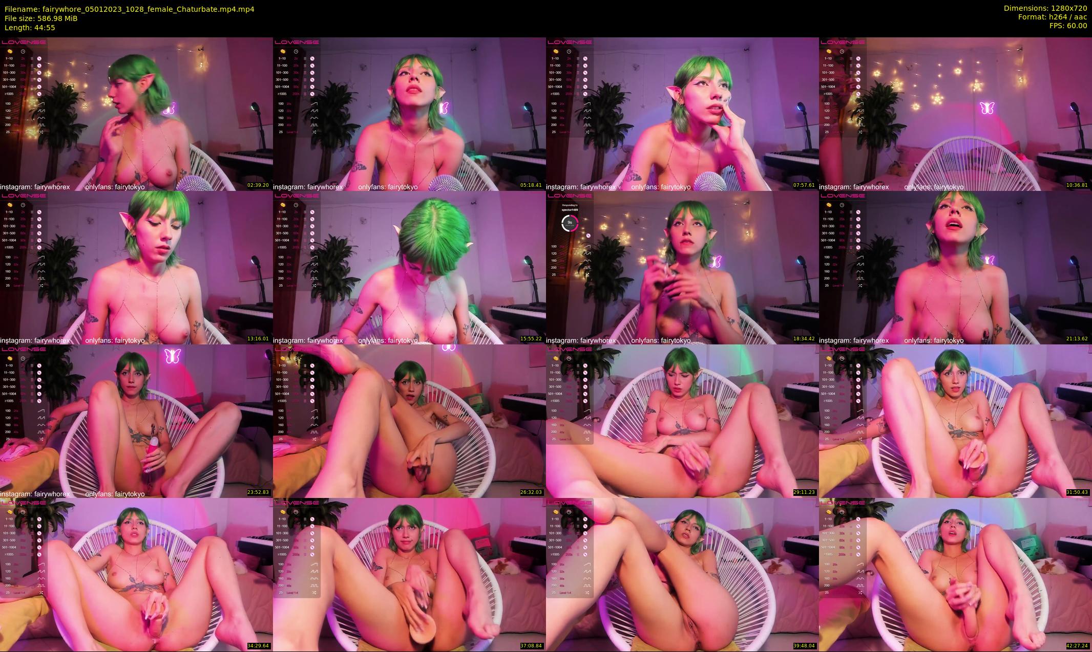 fairywhore — 45 minute Chaturbate female cam show recording, 720p, Jan 5, 2023