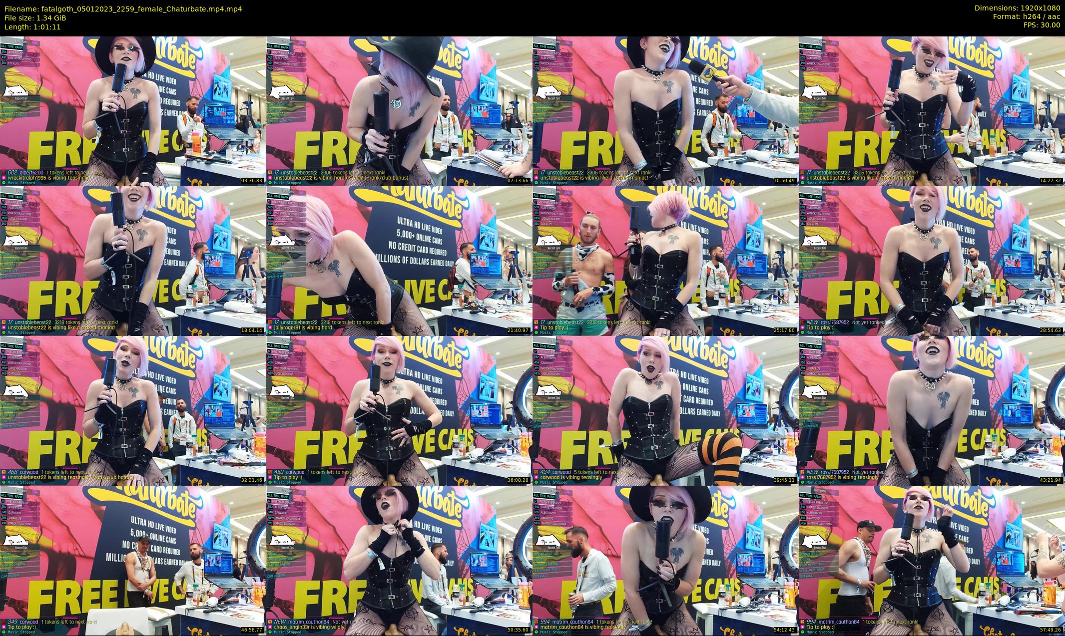 fatalgoth — 62 minute Chaturbate couple cam show recording, 1080p, Jan 5, 2023