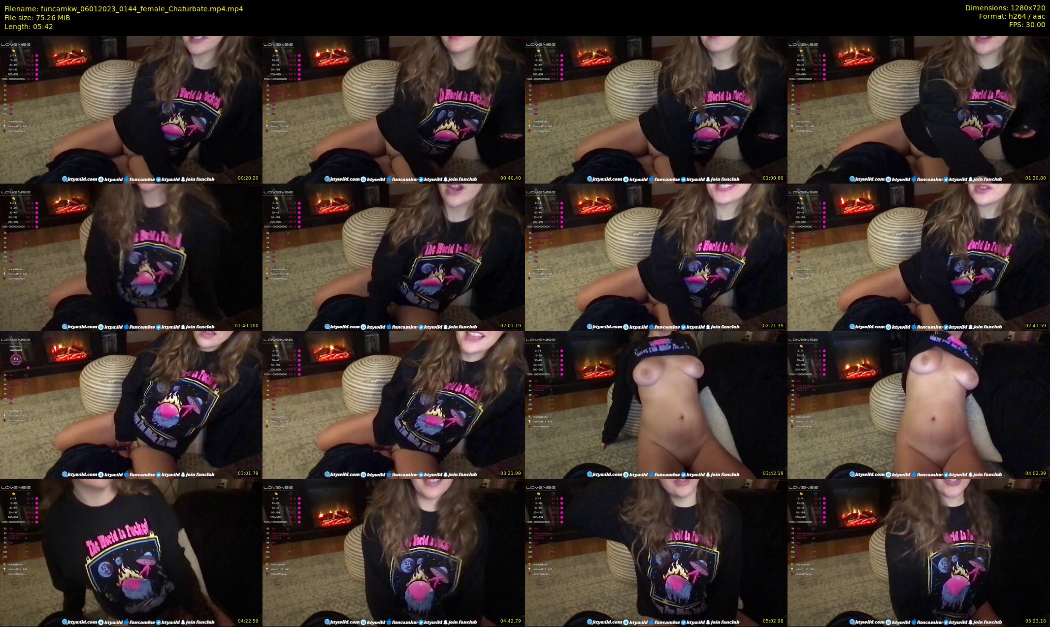 funcamkw — 6 minute Chaturbate female cam show recording, 720p, Jan 6, 2023