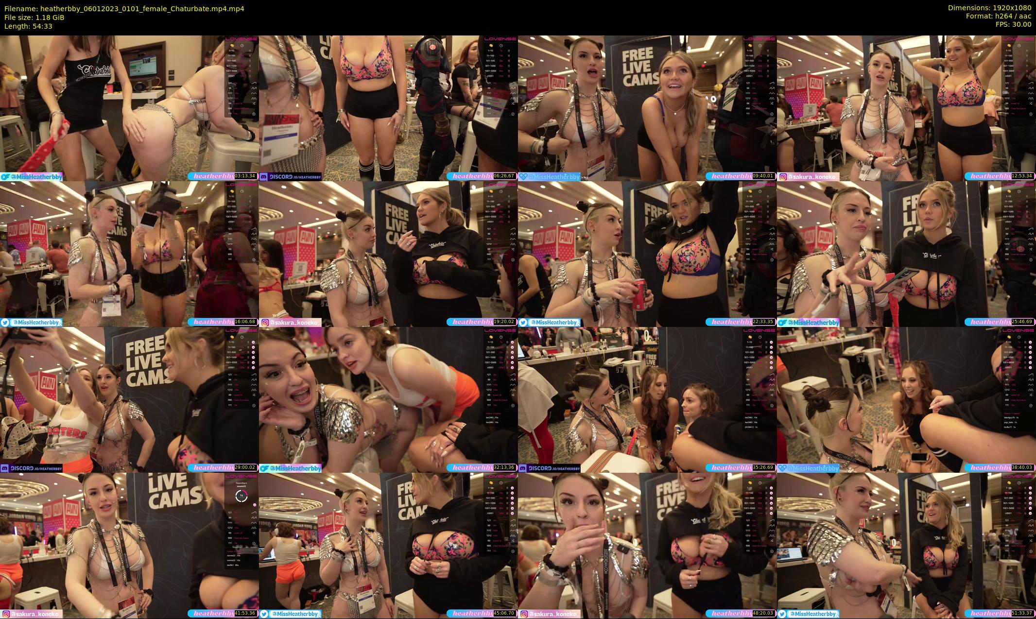 heatherbby — 55 minute Chaturbate female cam show recording, 1080p, Jan 6, 2023