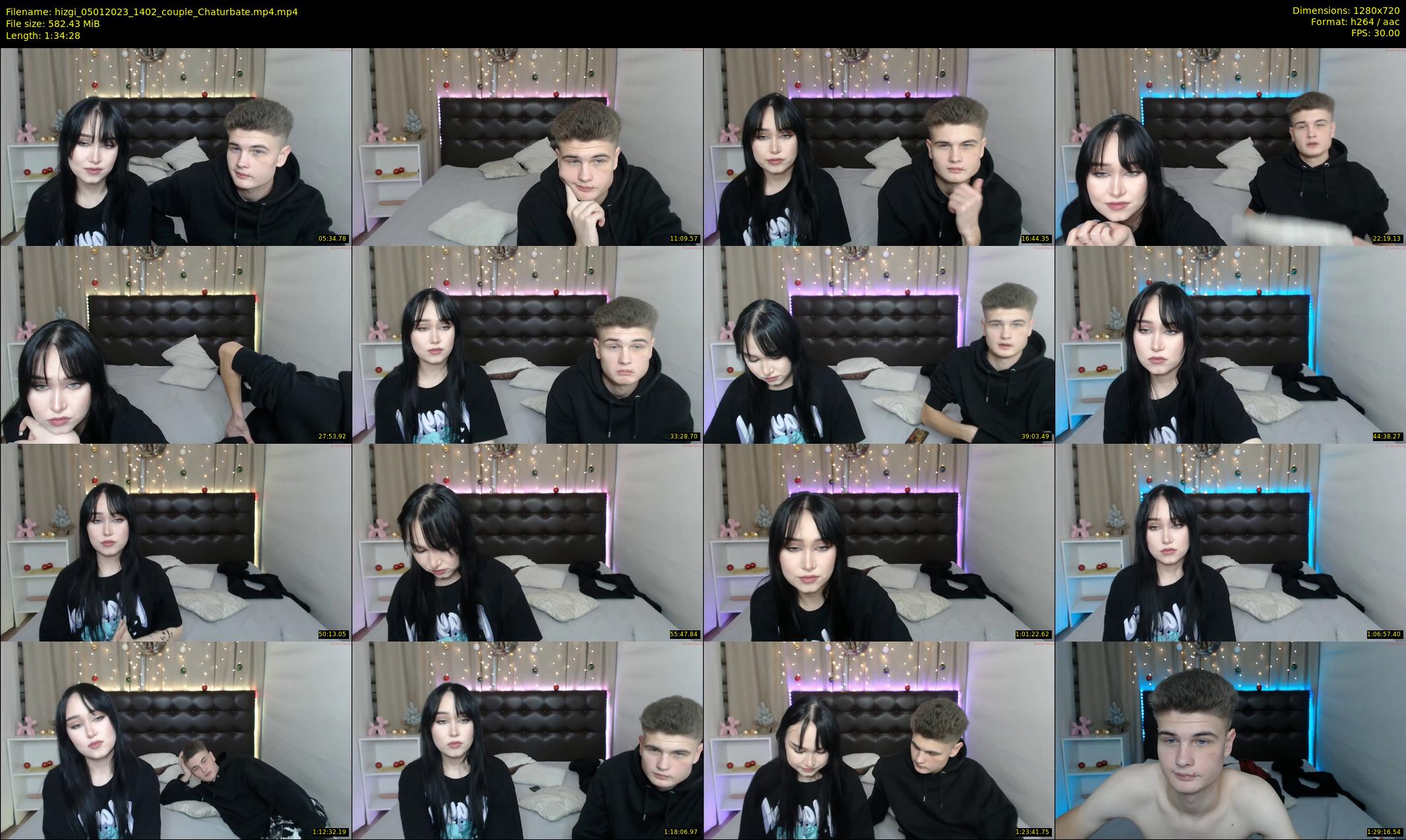 hizgi — 95 minute Chaturbate couple cam show recording, 720p, Jan 5, 2023