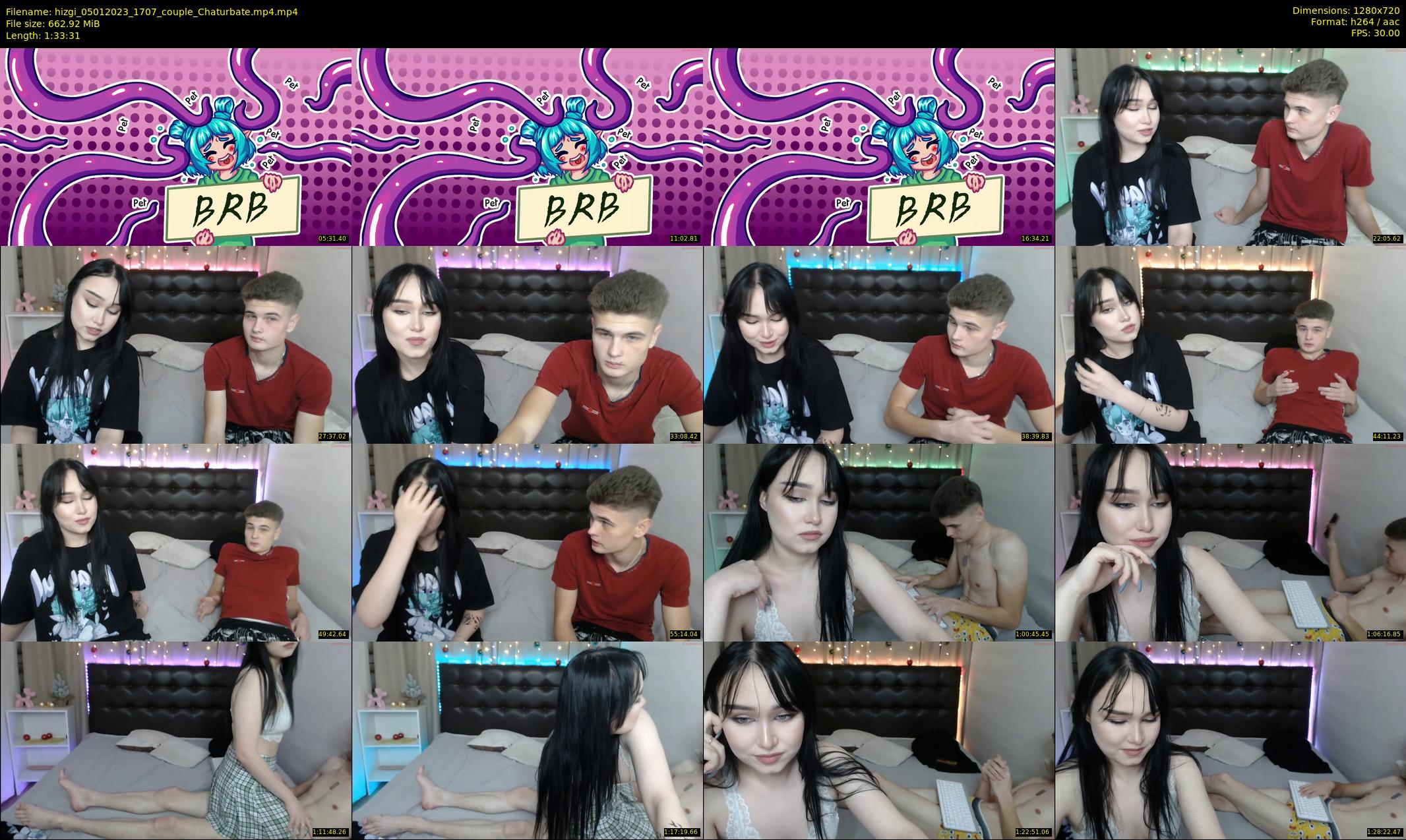 hizgi — 94 minute Chaturbate couple cam show recording, 720p, Jan 5, 2023