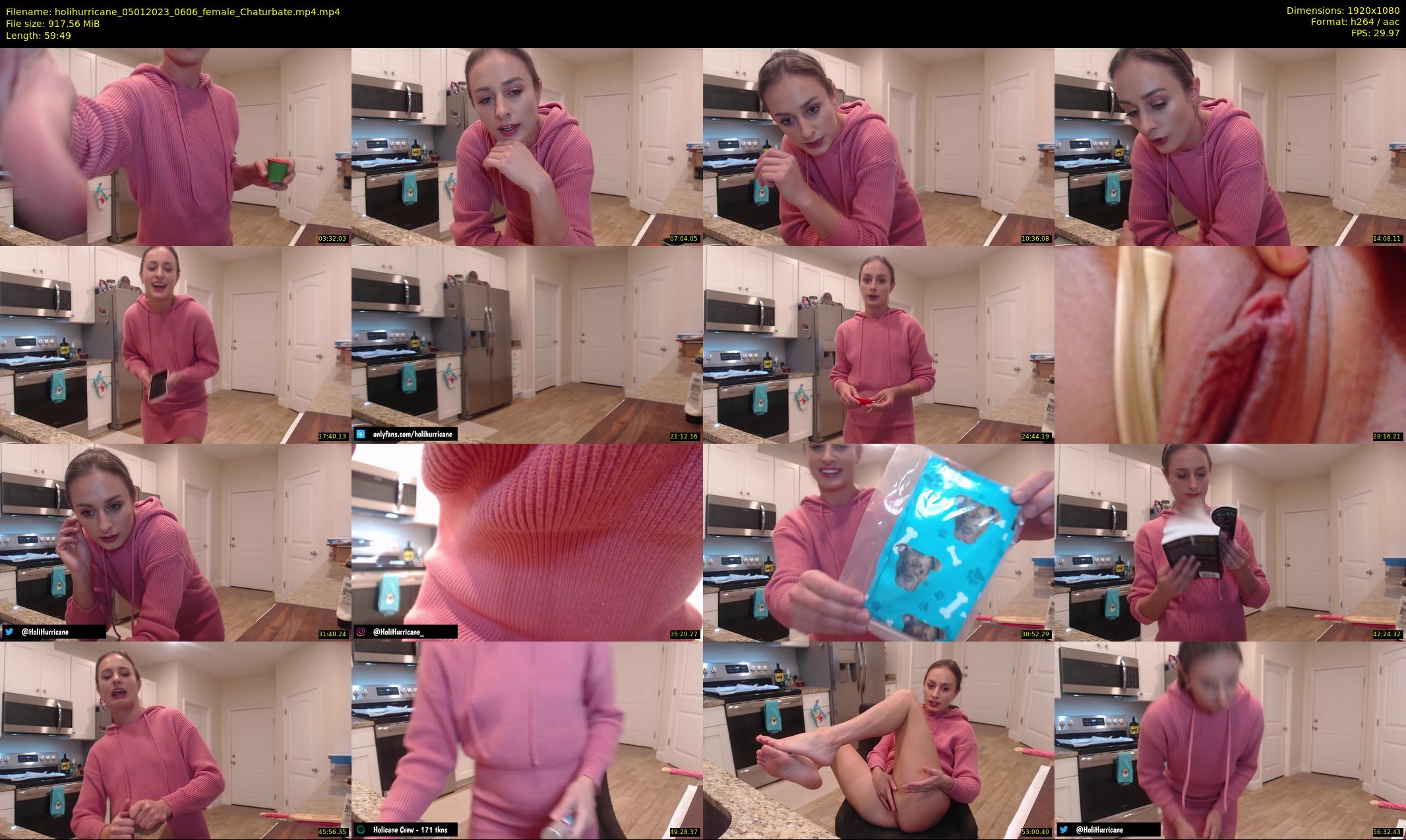 holihurricane — 60 minute Chaturbate female cam show recording, 1080p, Jan 5, 2023