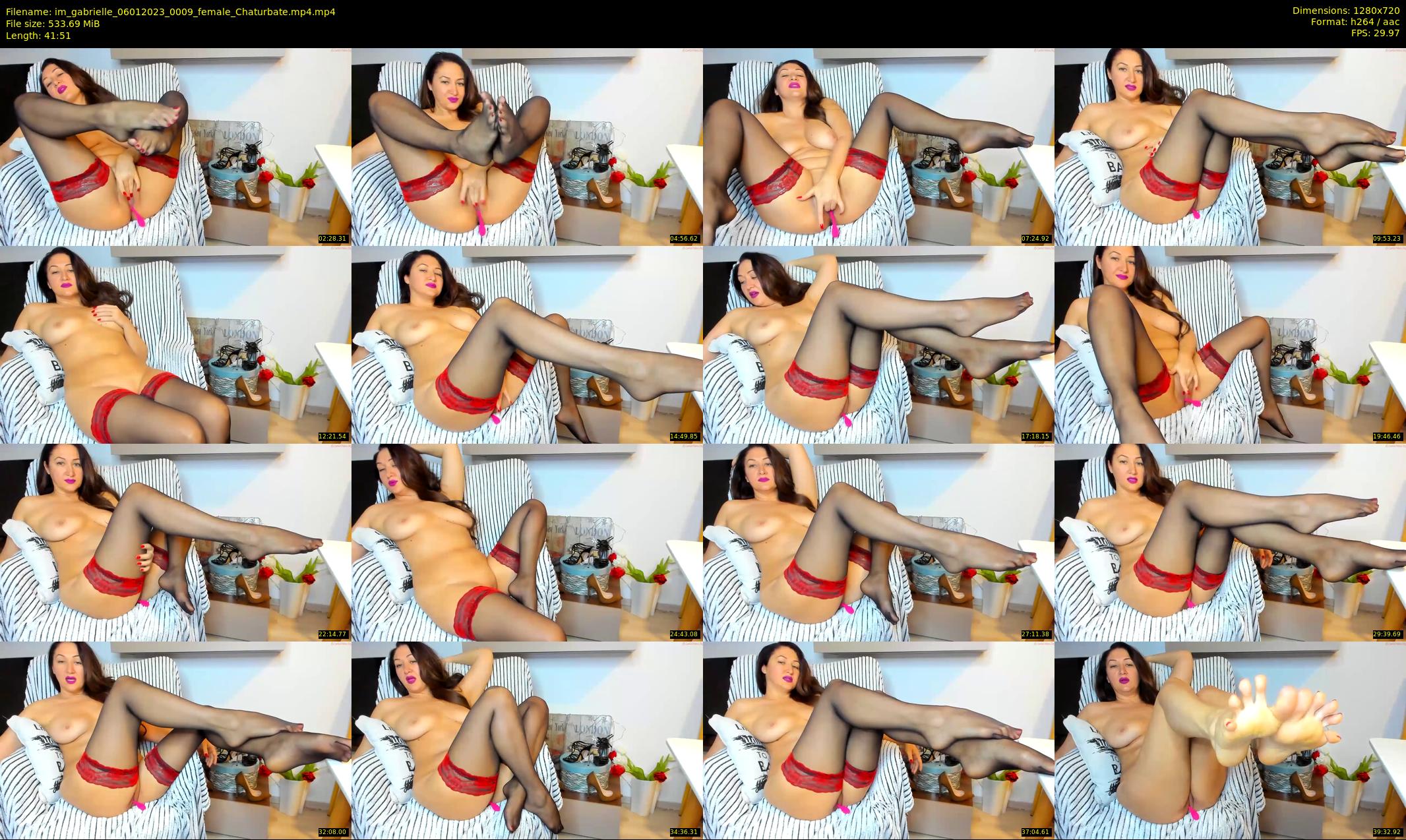 im_gabrielle — 42 minute Chaturbate female cam show recording, 720p, Jan 6, 2023