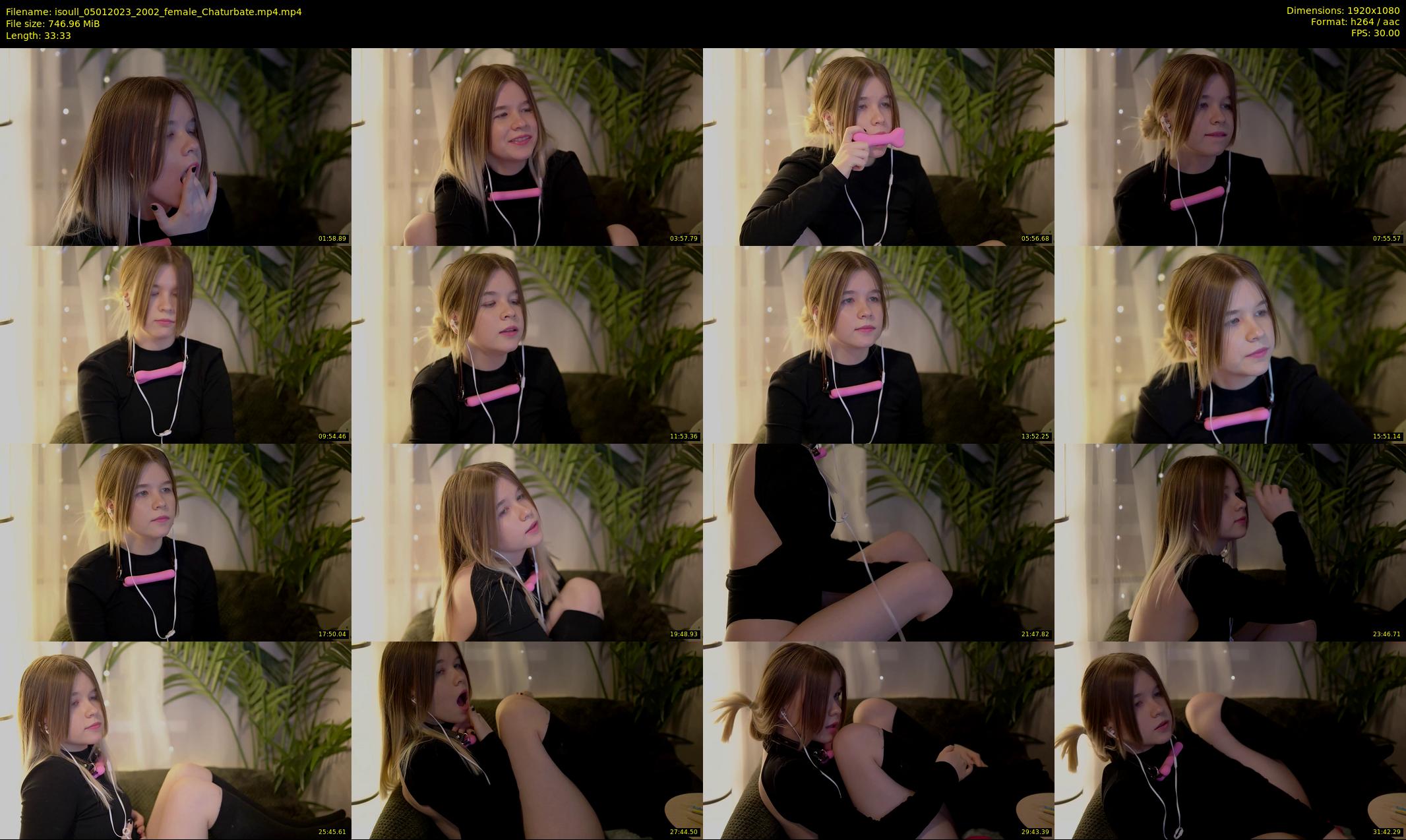 isoull — 34 minute Chaturbate female cam show recording, 1080p, Jan 5, 2023