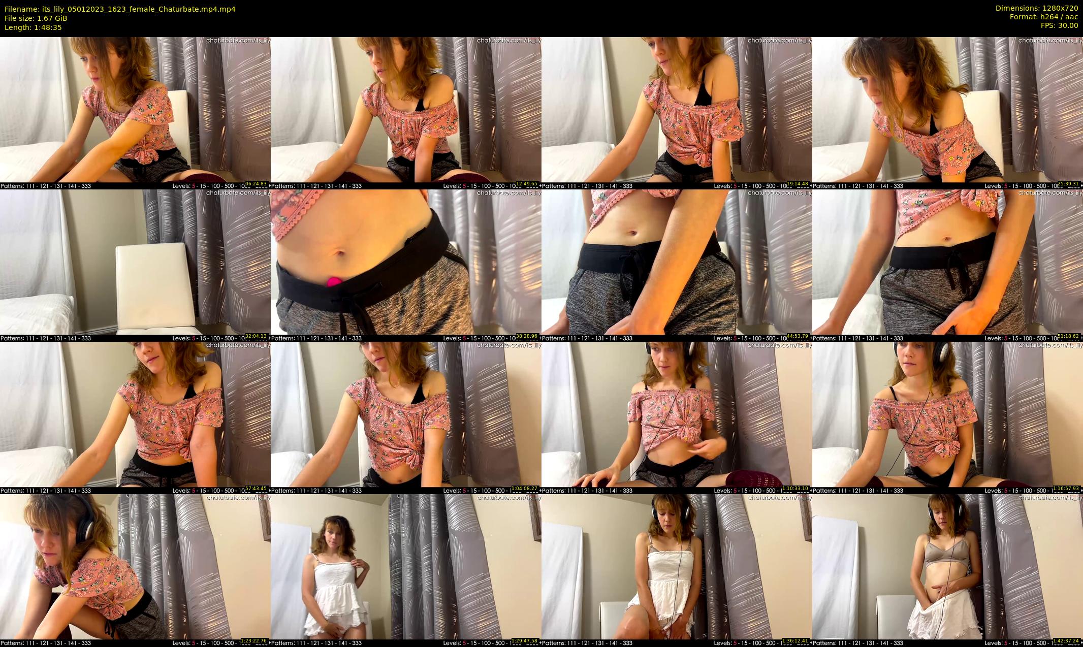 its_lily — 109 minute Chaturbate female cam show recording, 720p, Jan 5, 2023