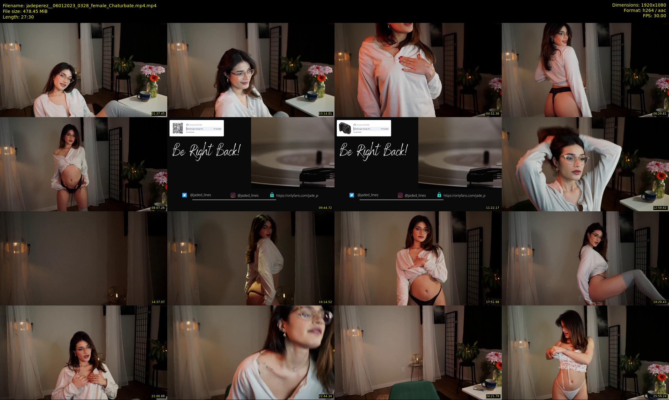 jadeperez_ — 28 minute Chaturbate female cam show recording, 1080p, Jan 6, 2023